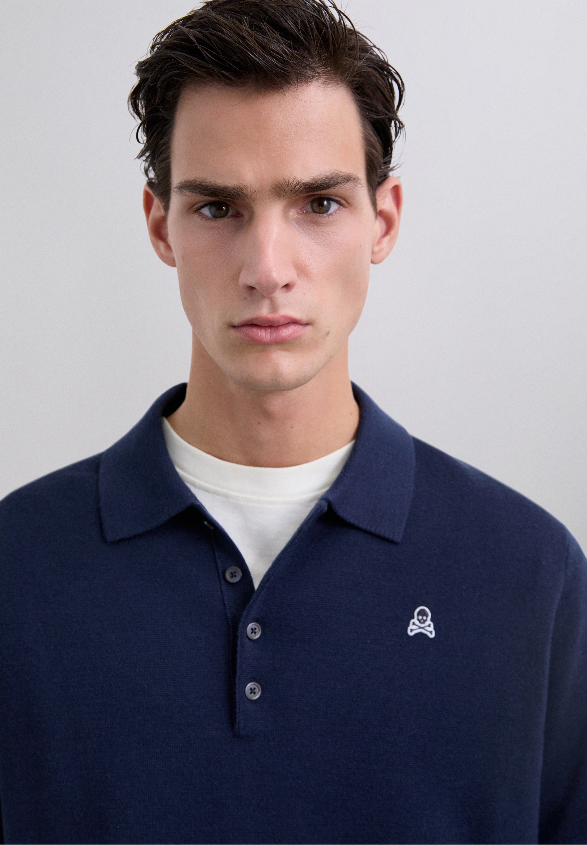 JERSEY POLO PARCHE CALAVERA