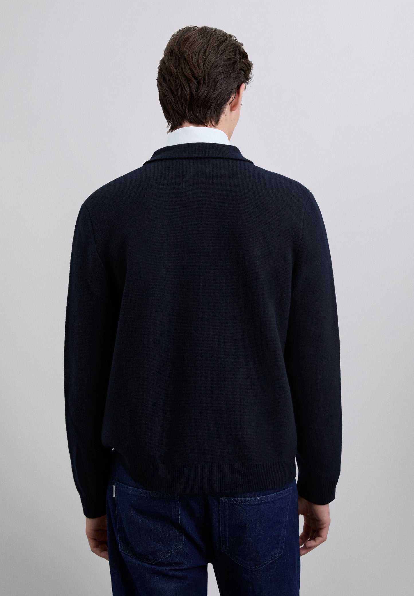 CÁRDIGAN CREMALLERA LANA MERINO