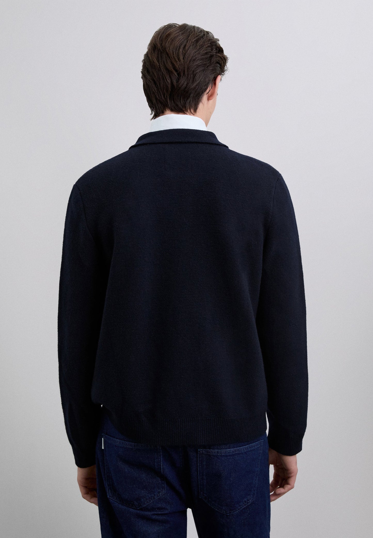 CÁRDIGAN CREMALLERA LANA MERINO