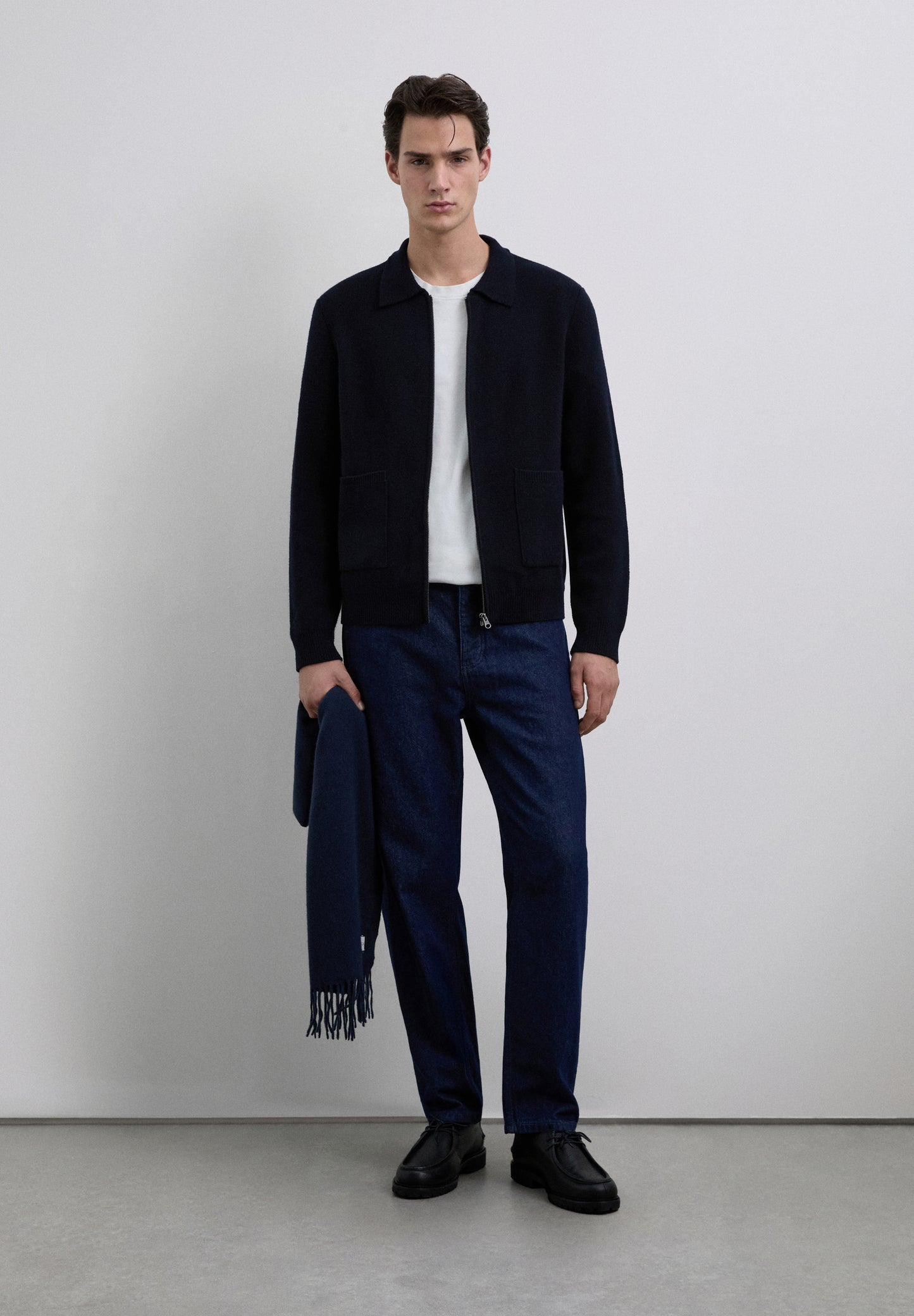 CÁRDIGAN CREMALLERA LANA MERINO