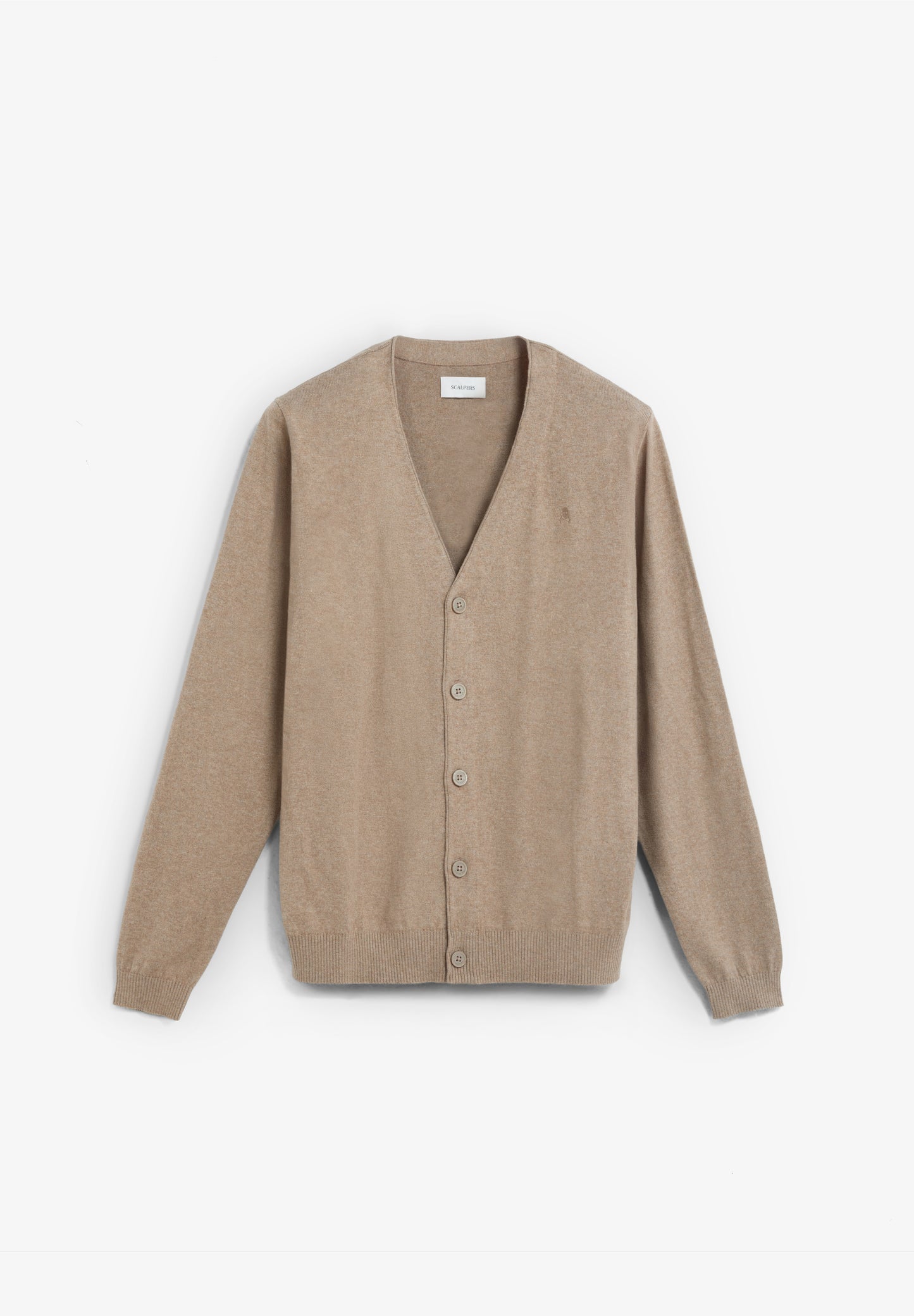 CÁRDIGAN CUELLO PICO ALGODÓN