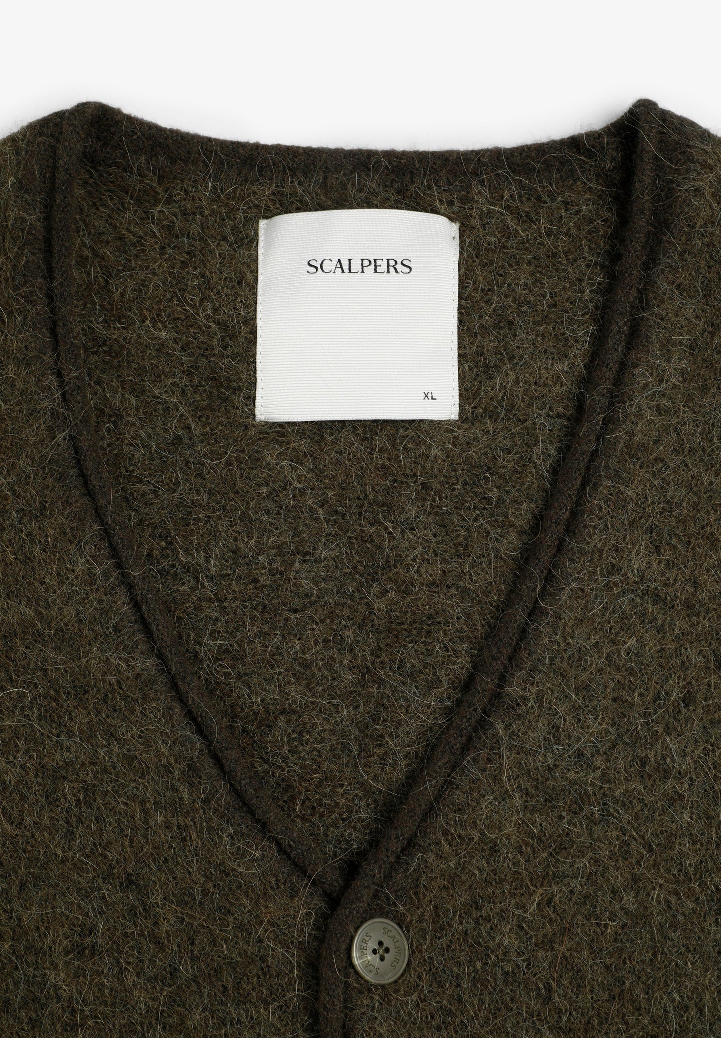 CARDIGAN CUELLO PICO ALPACA