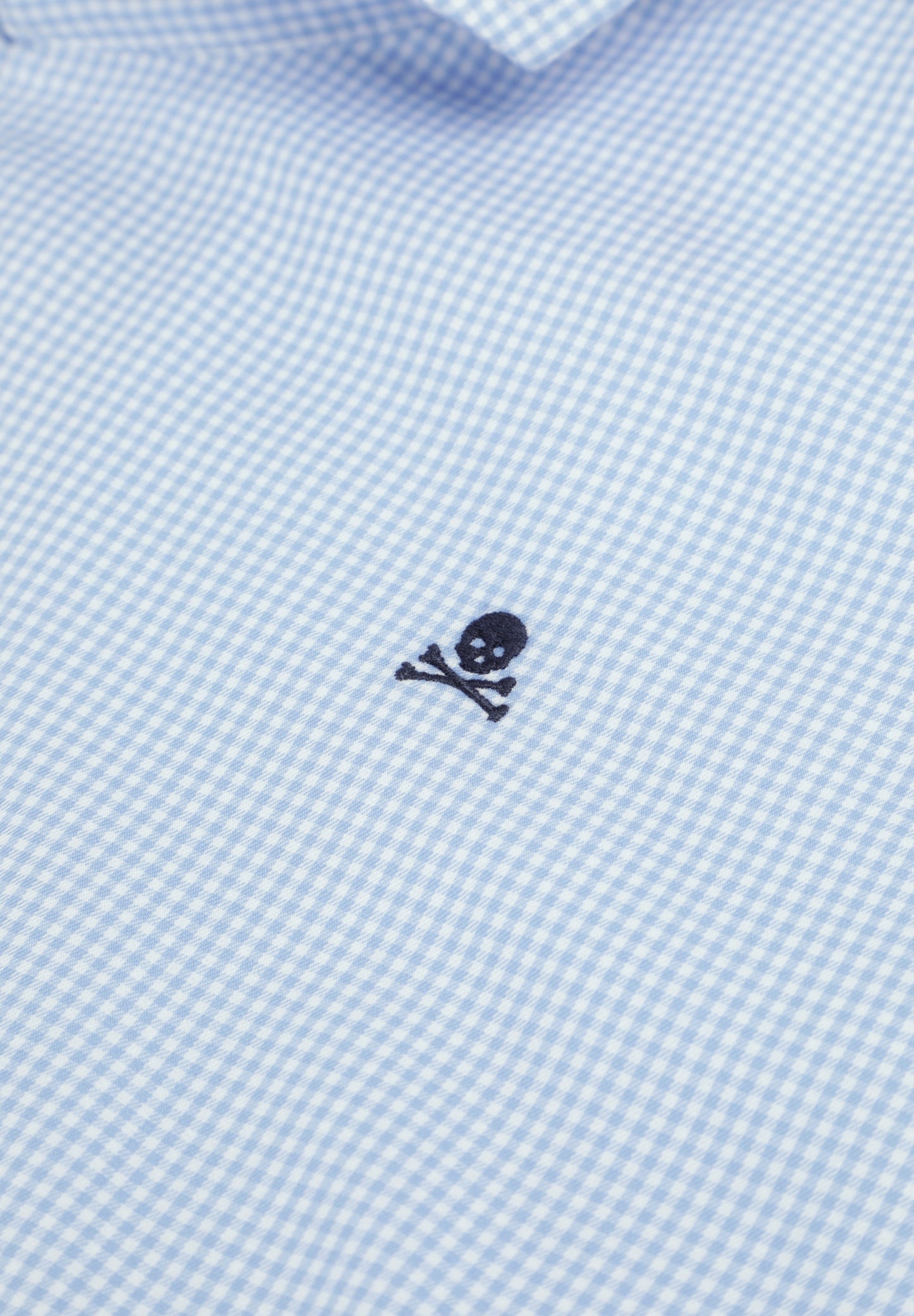 CAMISA CUADROS BORDADO CONTRASTE