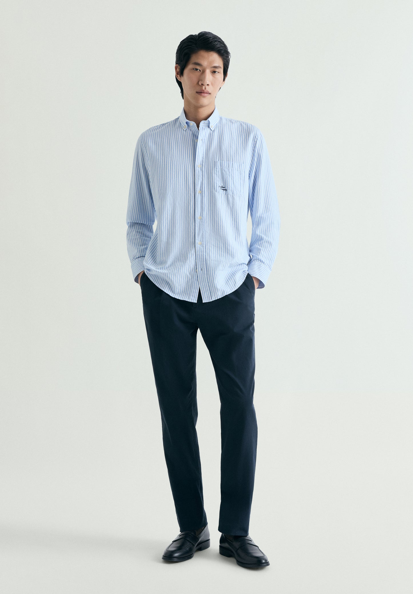 CAMISA RAYAS BOLSILLO