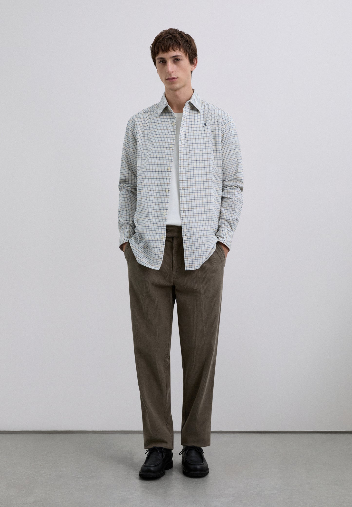 CAMISA ESTAMPADA CUADROS