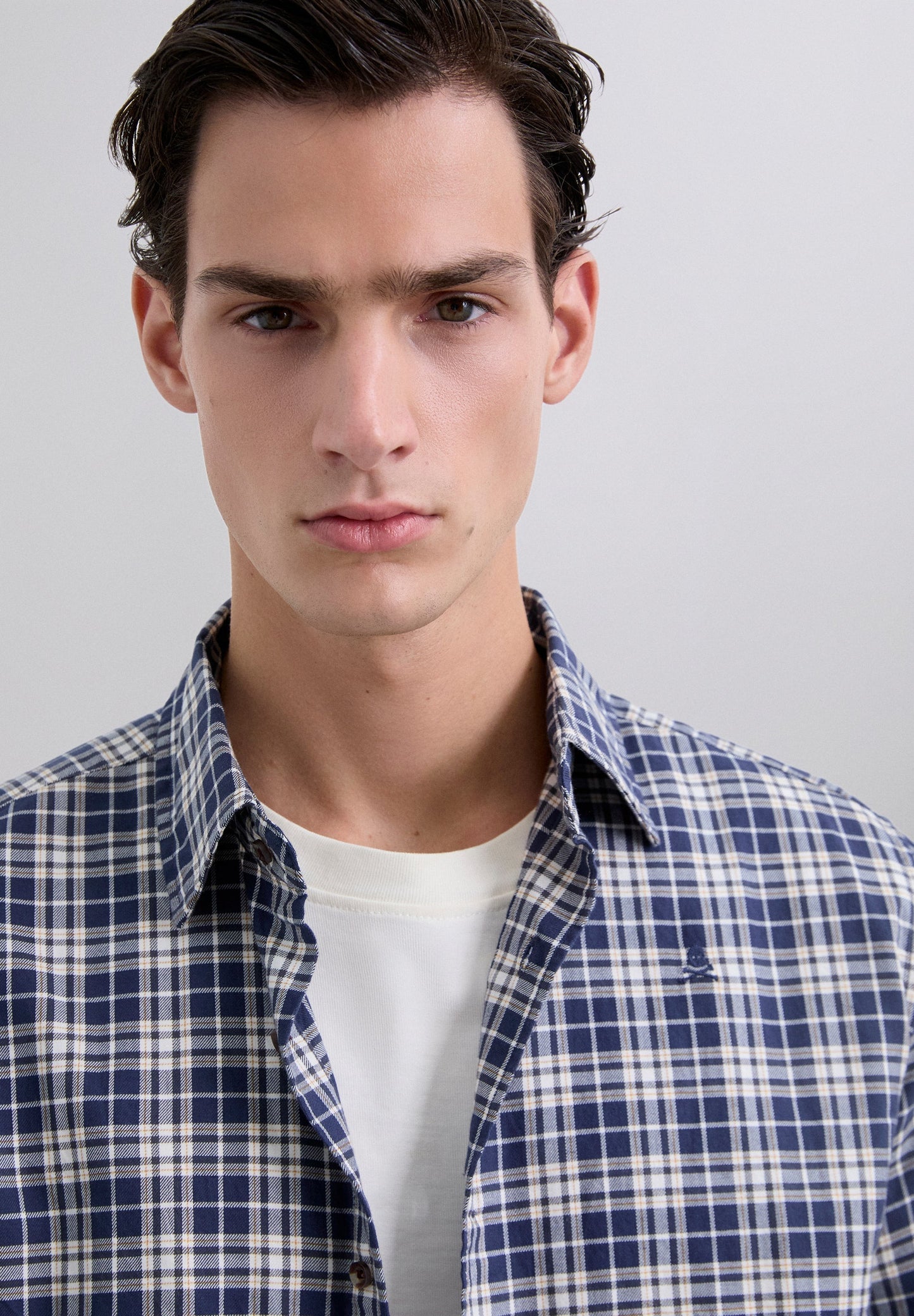 CAMISA ESTAMPADA CUADROS TARTÁN