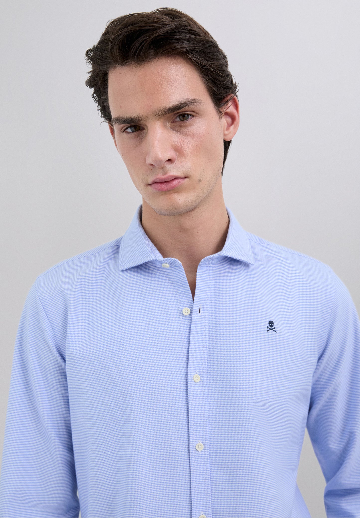 CAMISA OXFORD CALAVERA