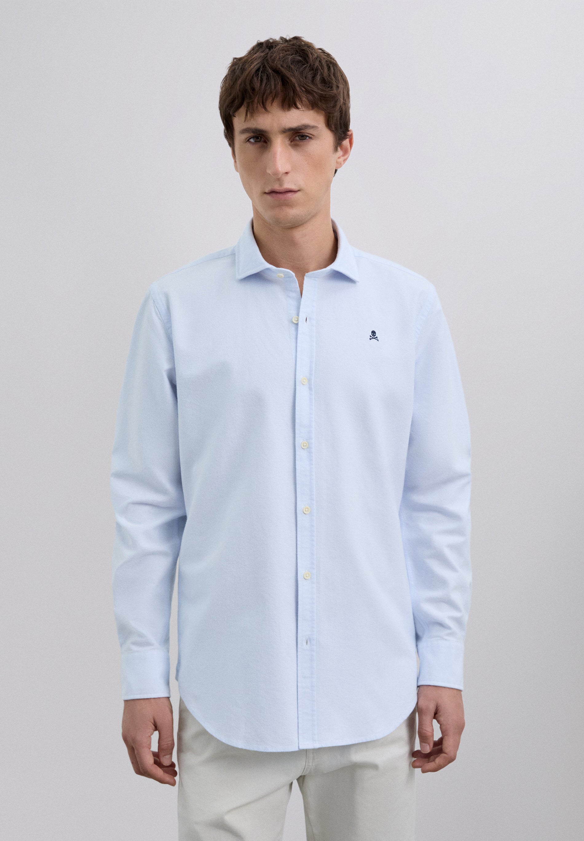 CAMISA OXFORD CALAVERA