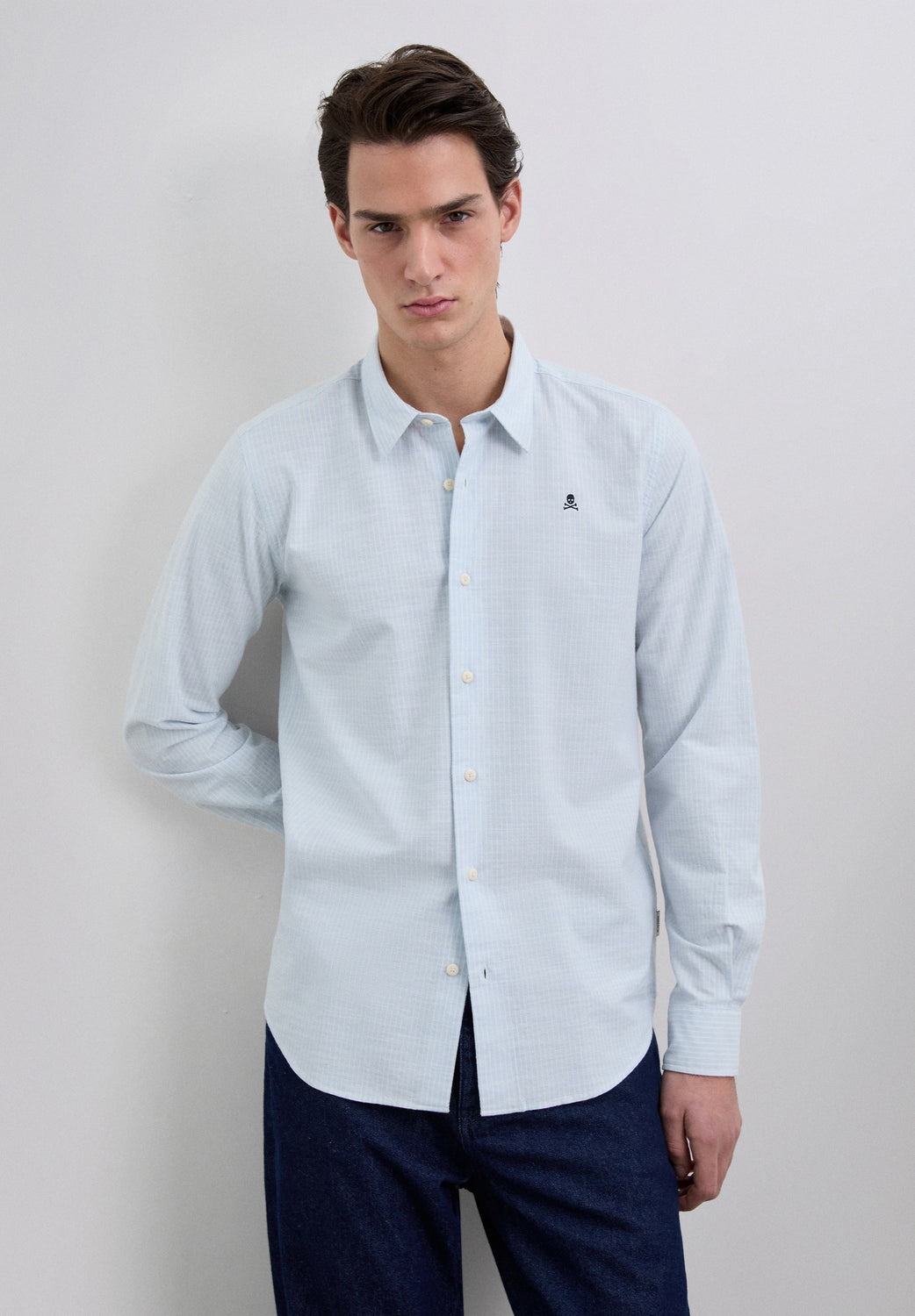 CAMISA RAYAS CALAVERA - Scalpers