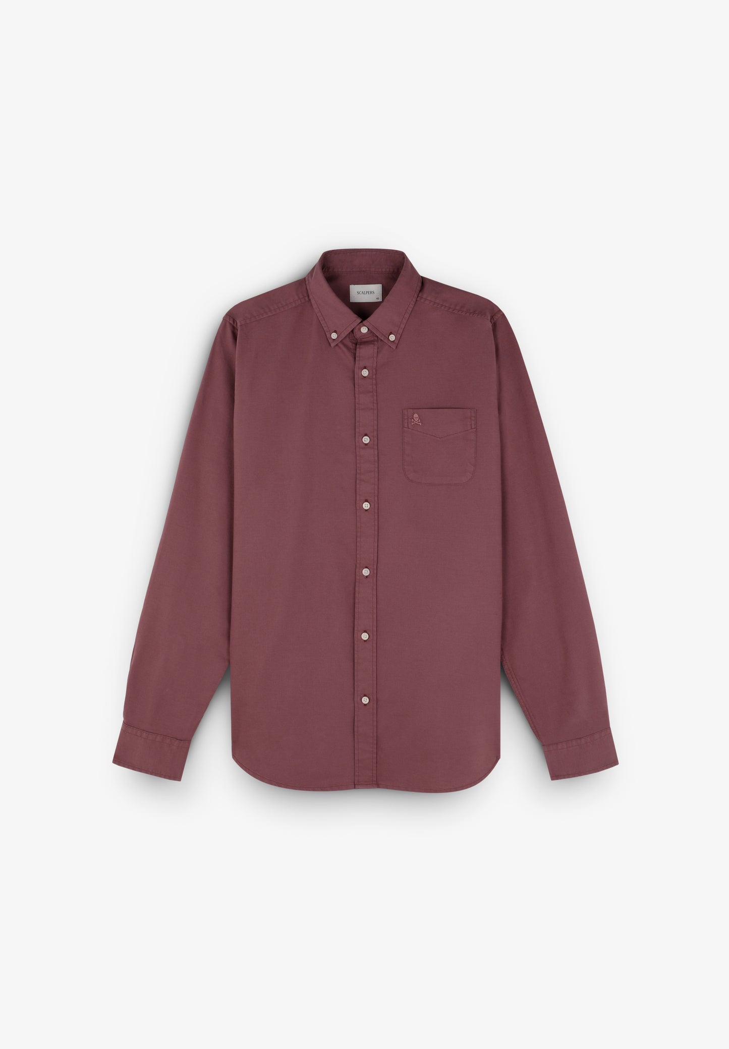 CAMISA OXFORD BOLSILLO CALAVERA