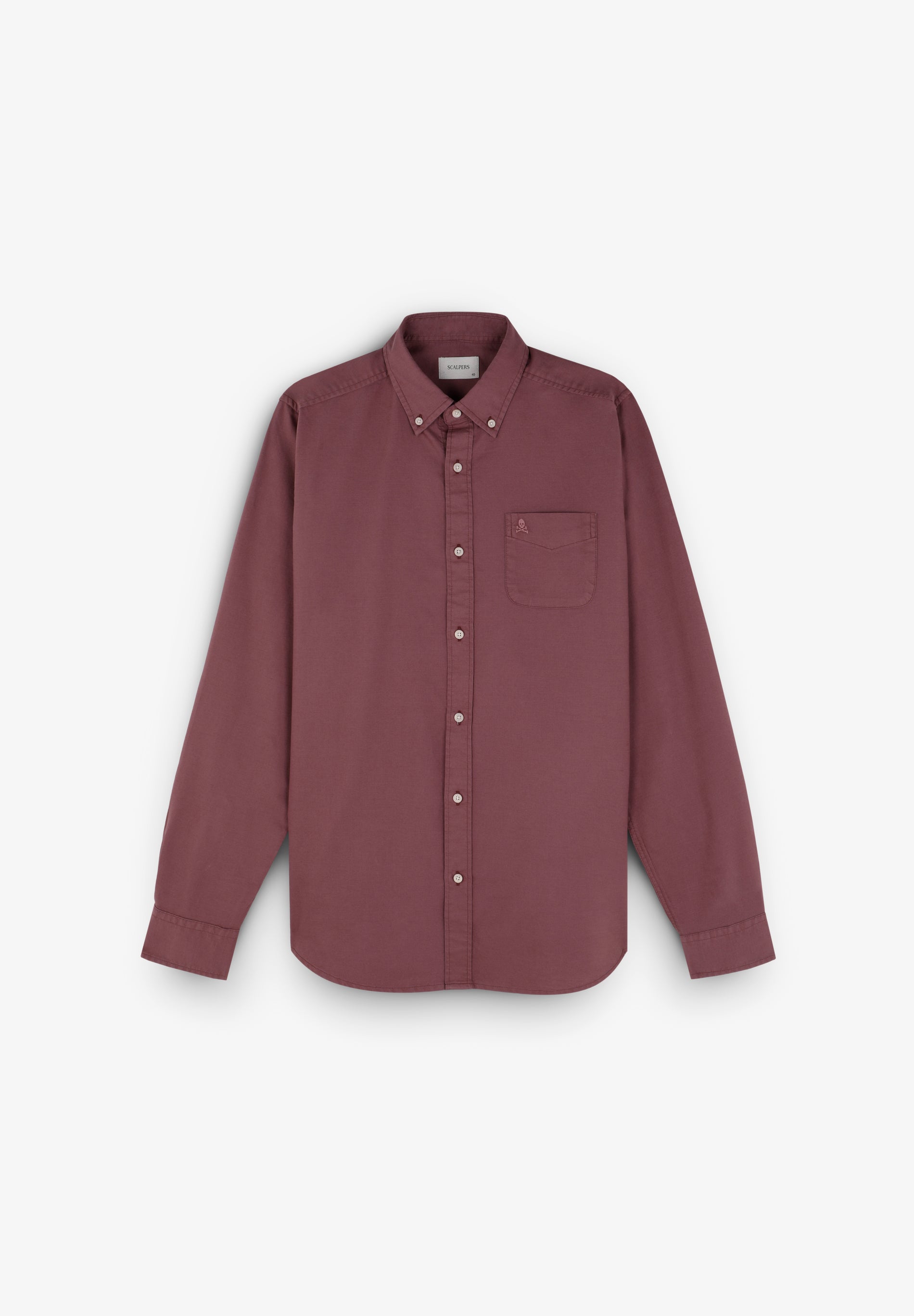 CAMISA OXFORD BOLSILLO CALAVERA