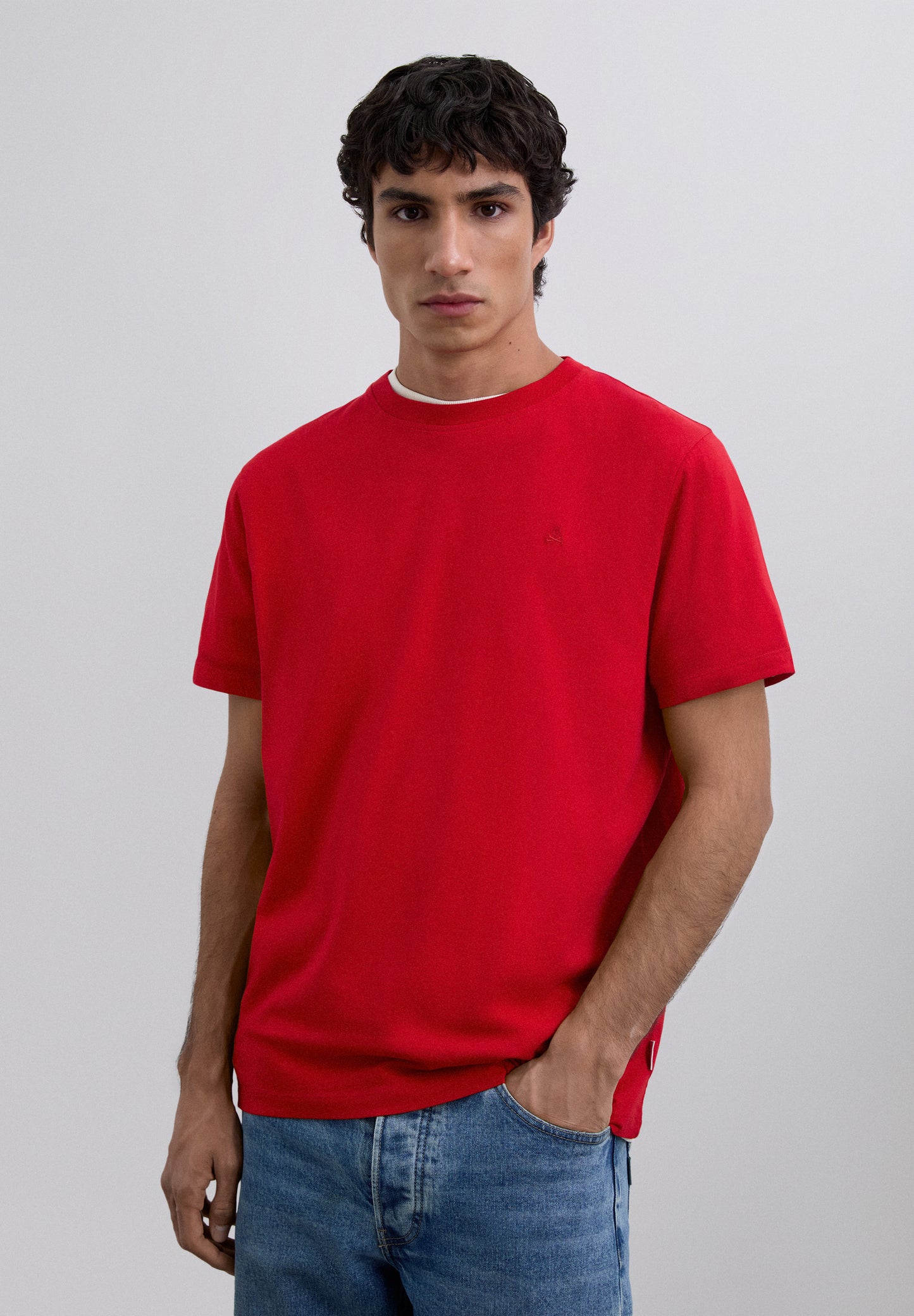 CAMISETA CALAVERA BORDADA