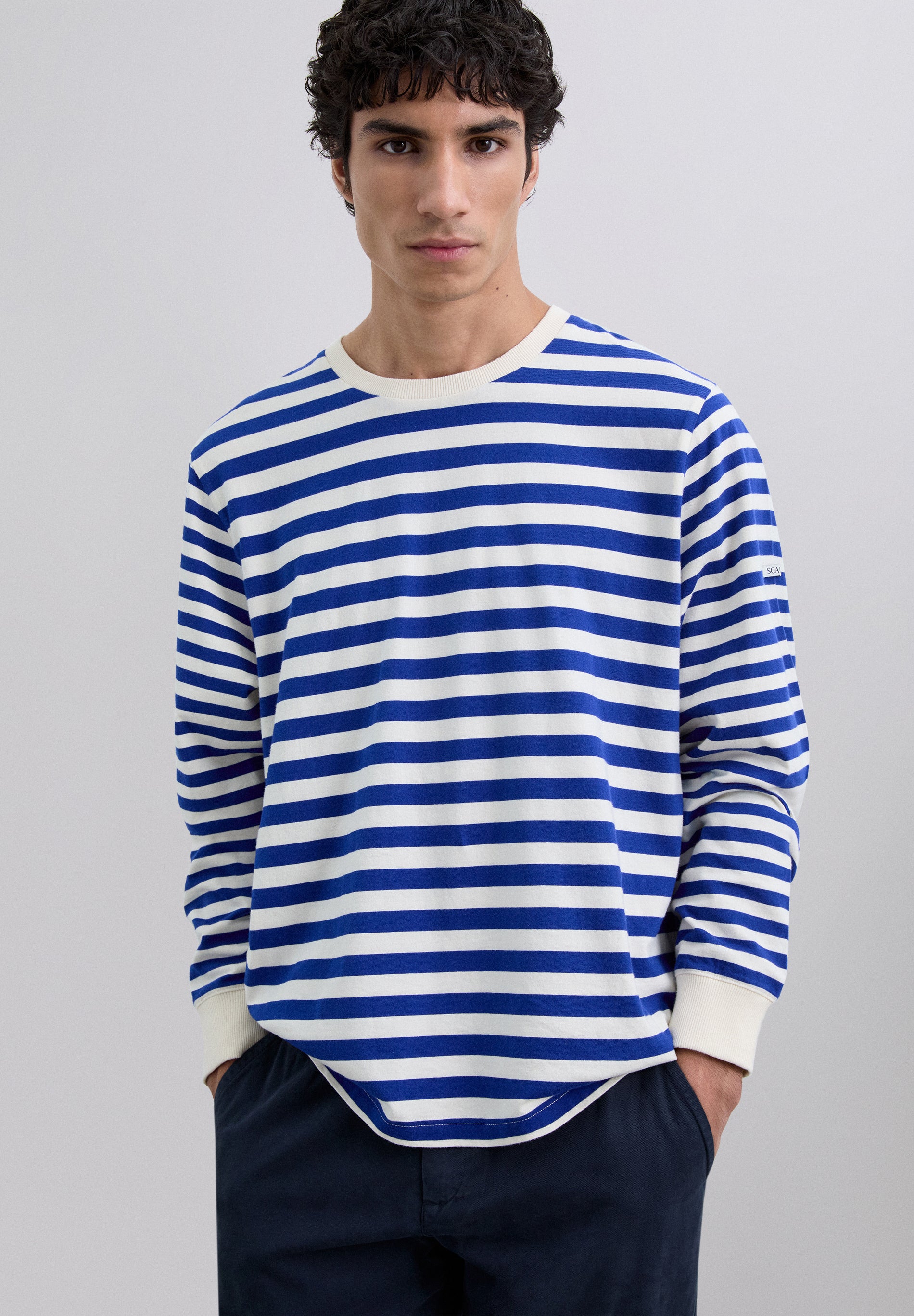 CAMISETA RAYAS MANGA LARGA