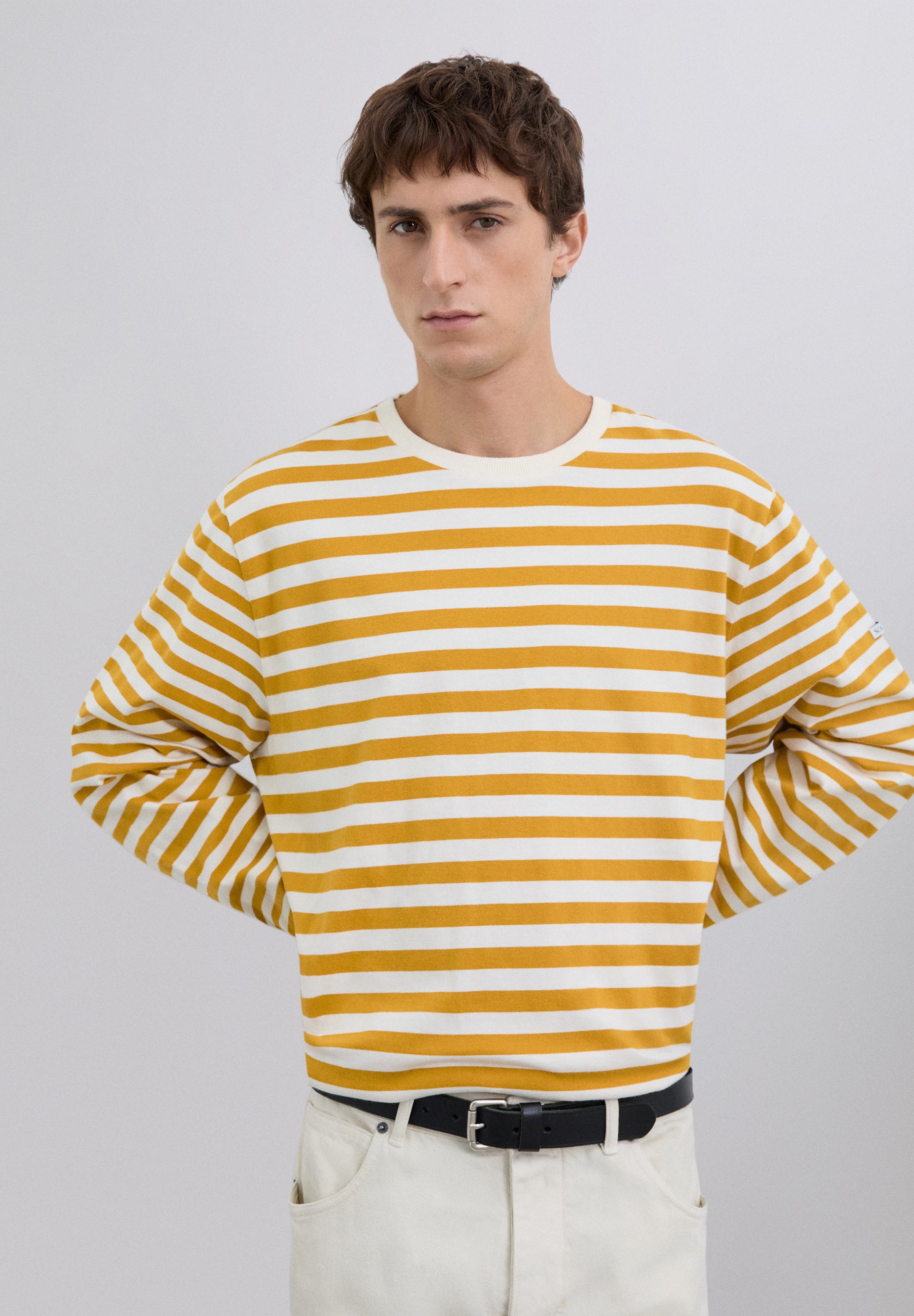 CAMISETA RAYAS MANGA LARGA