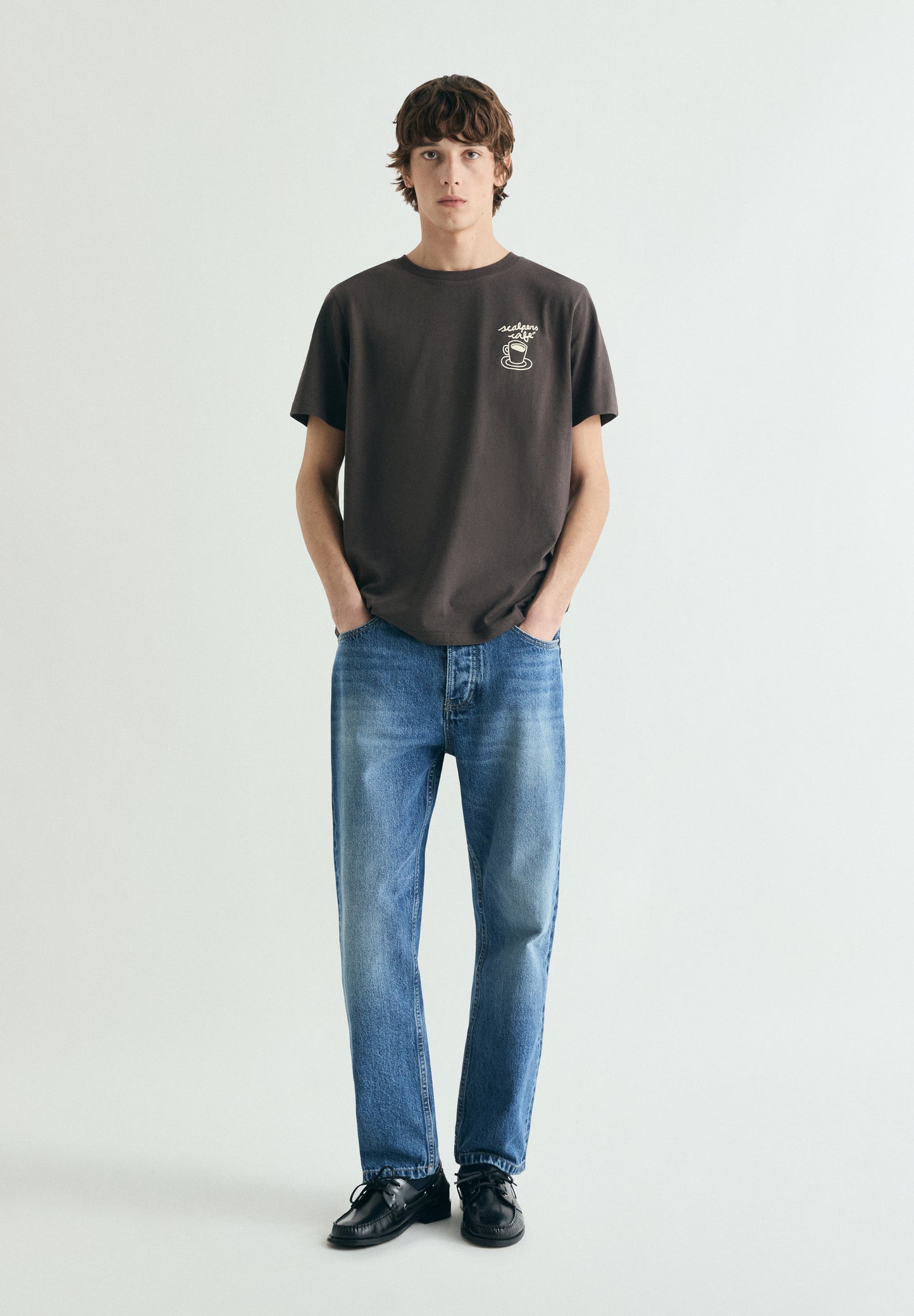 CAMISETA PRINT SCALPERS CAFÉ