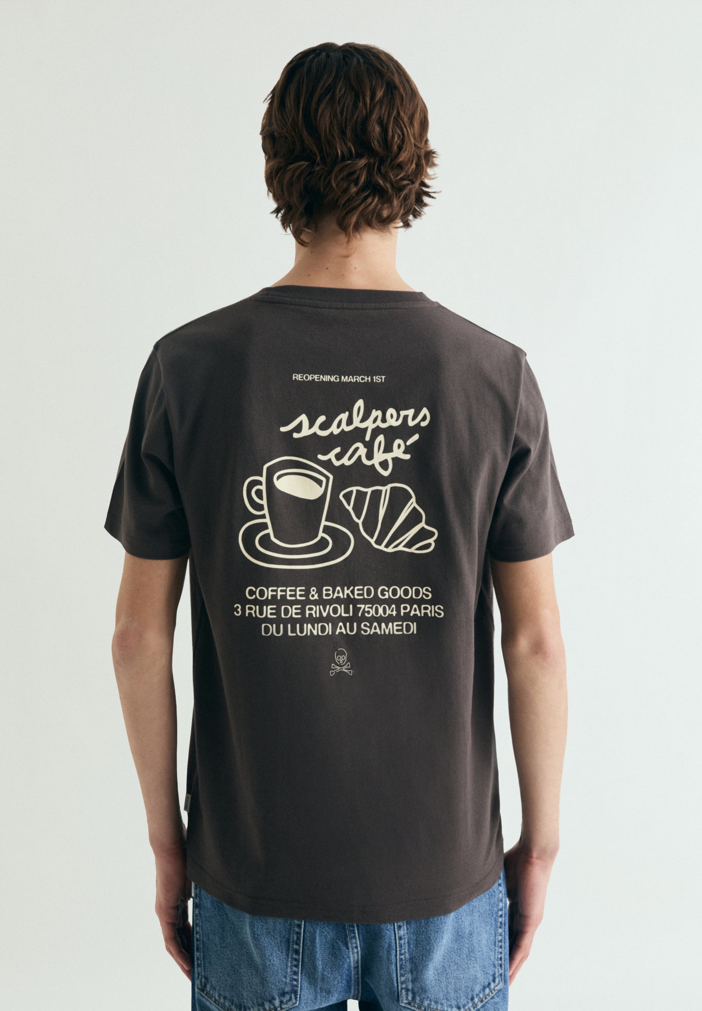 CAMISETA PRINT SCALPERS CAFÉ