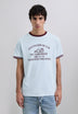 CAMISETA PRINT CONTRASTE
