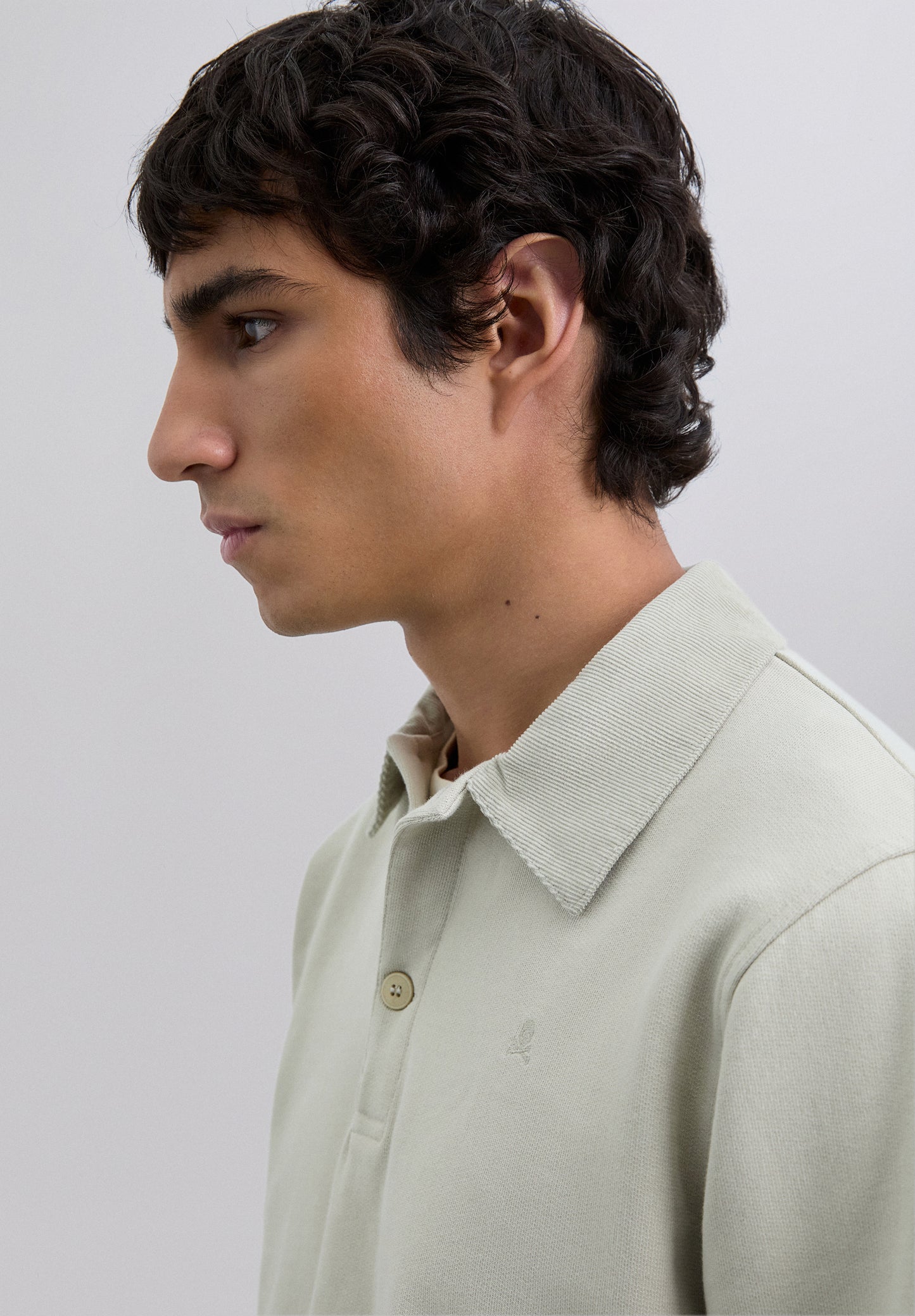 POLO BORDADO CUELLO PANA