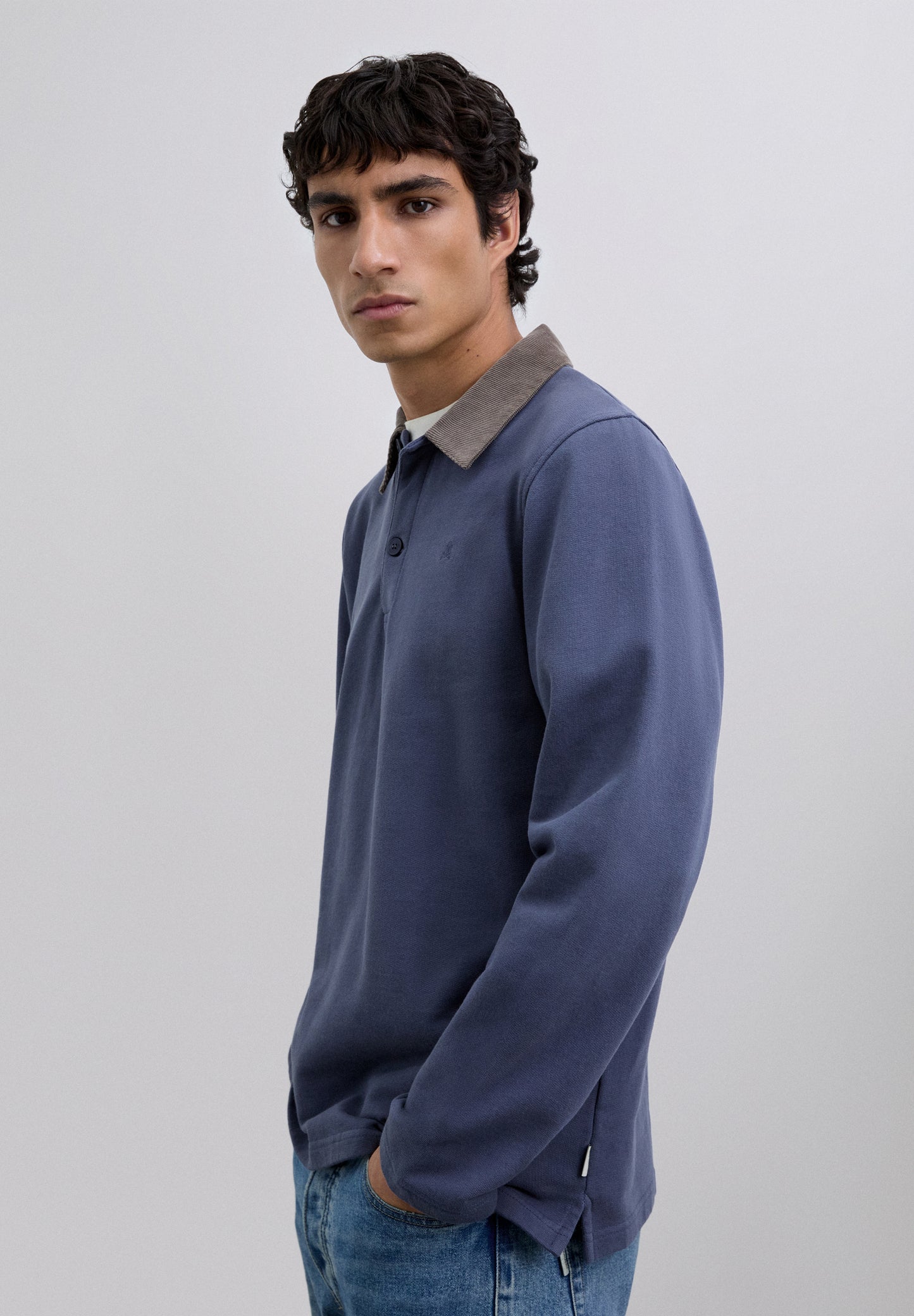 POLO BORDADO CUELLO PANA