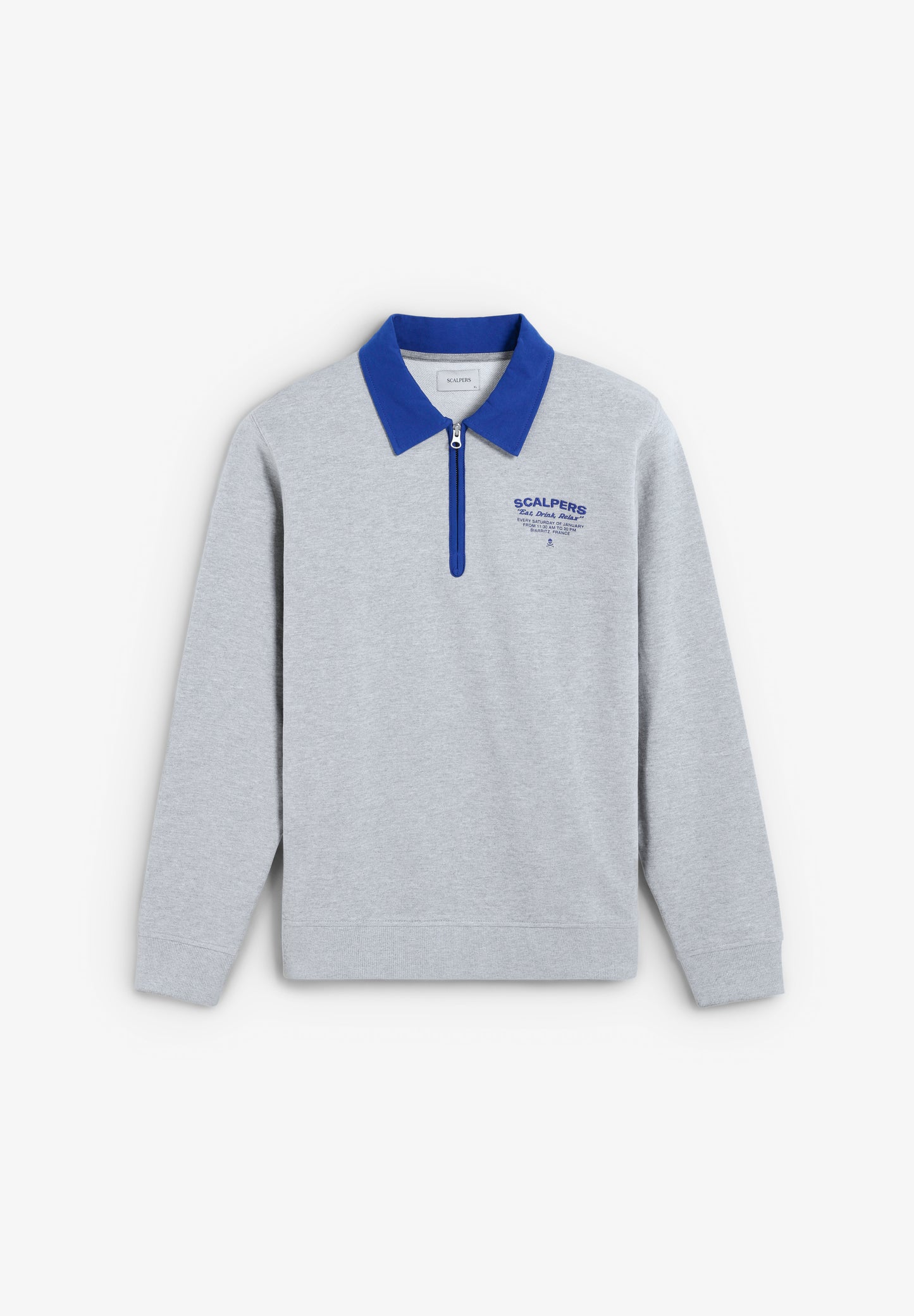 SUDADERA CREMALLERA BORDADOS