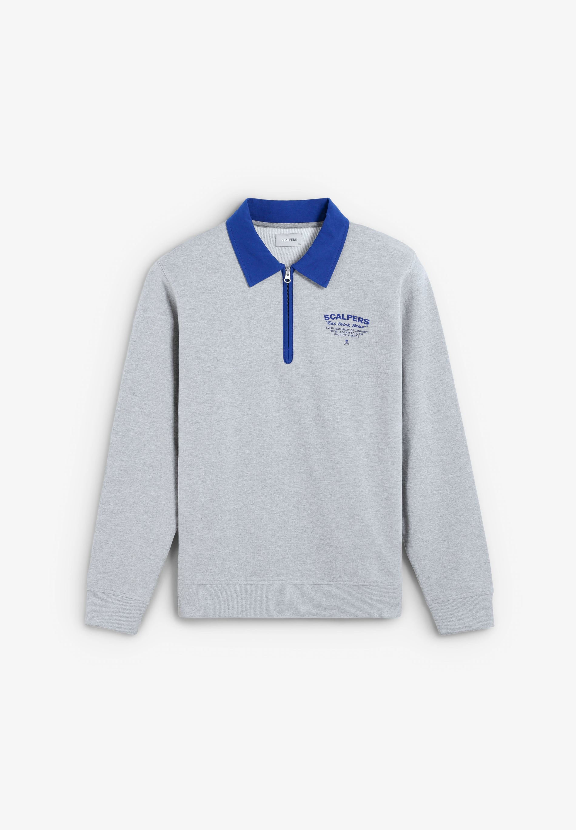 SUDADERA CREMALLERA BORDADOS