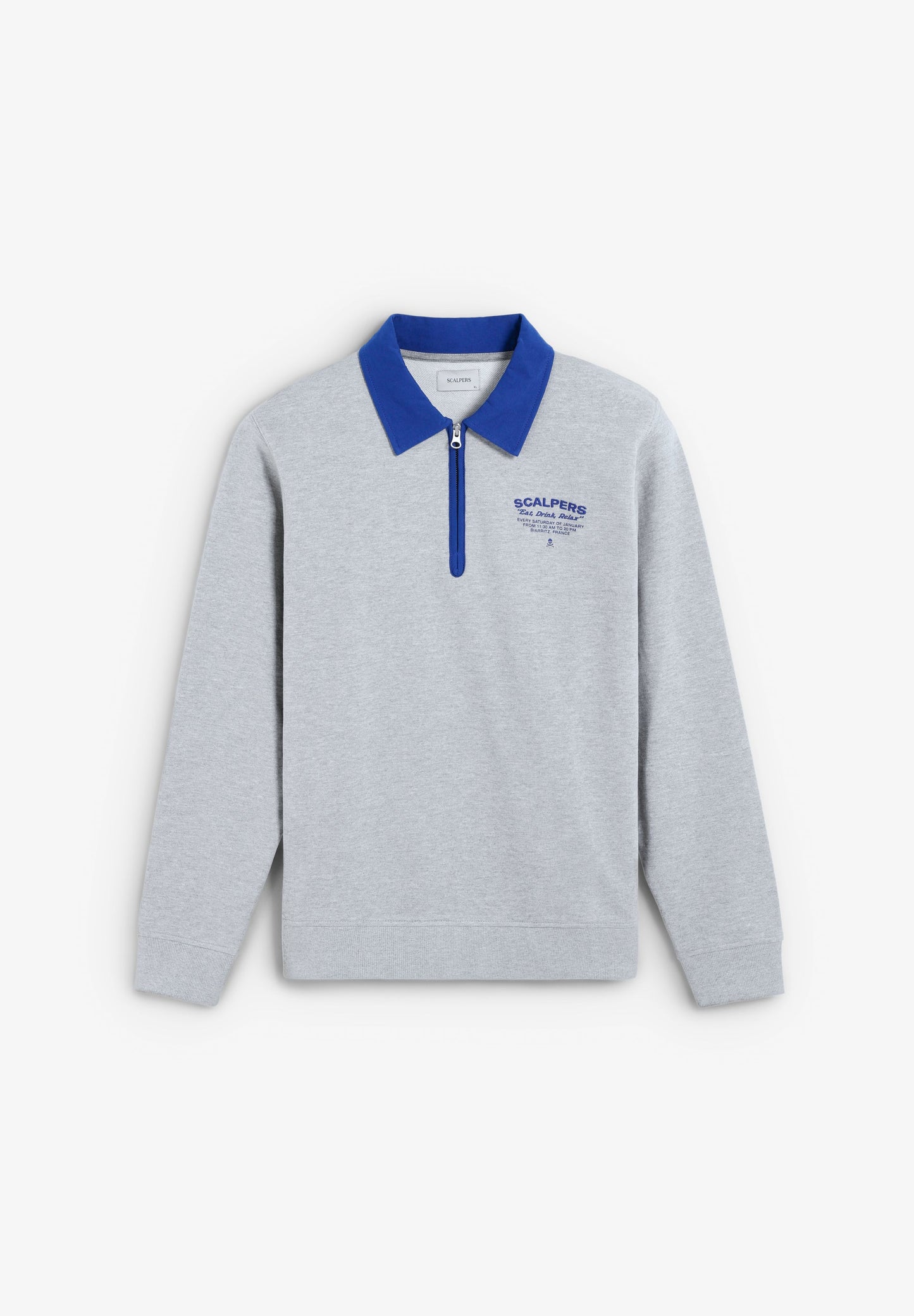 SUDADERA CREMALLERA BORDADOS