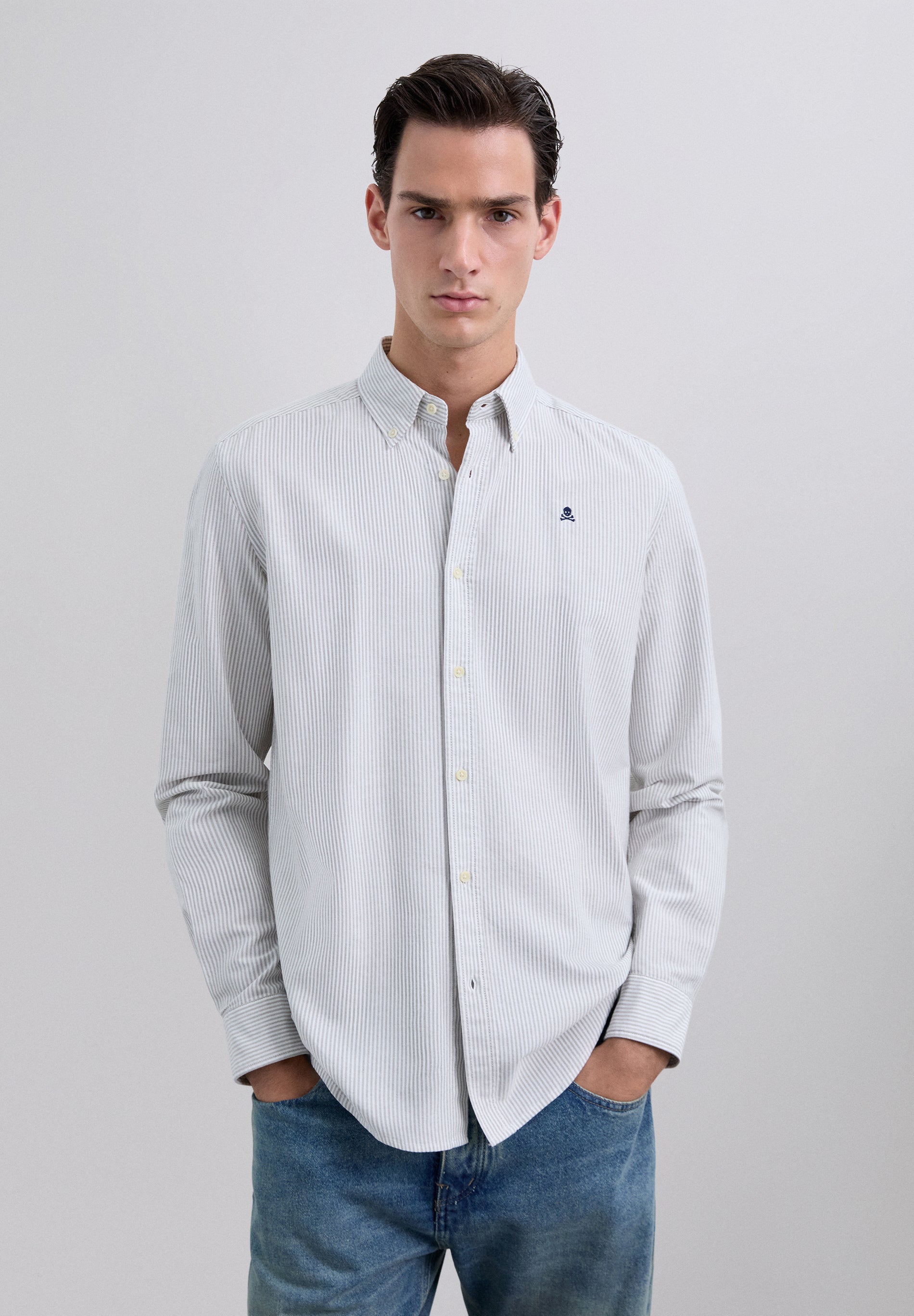 CAMISA RAYAS ALGODÓN