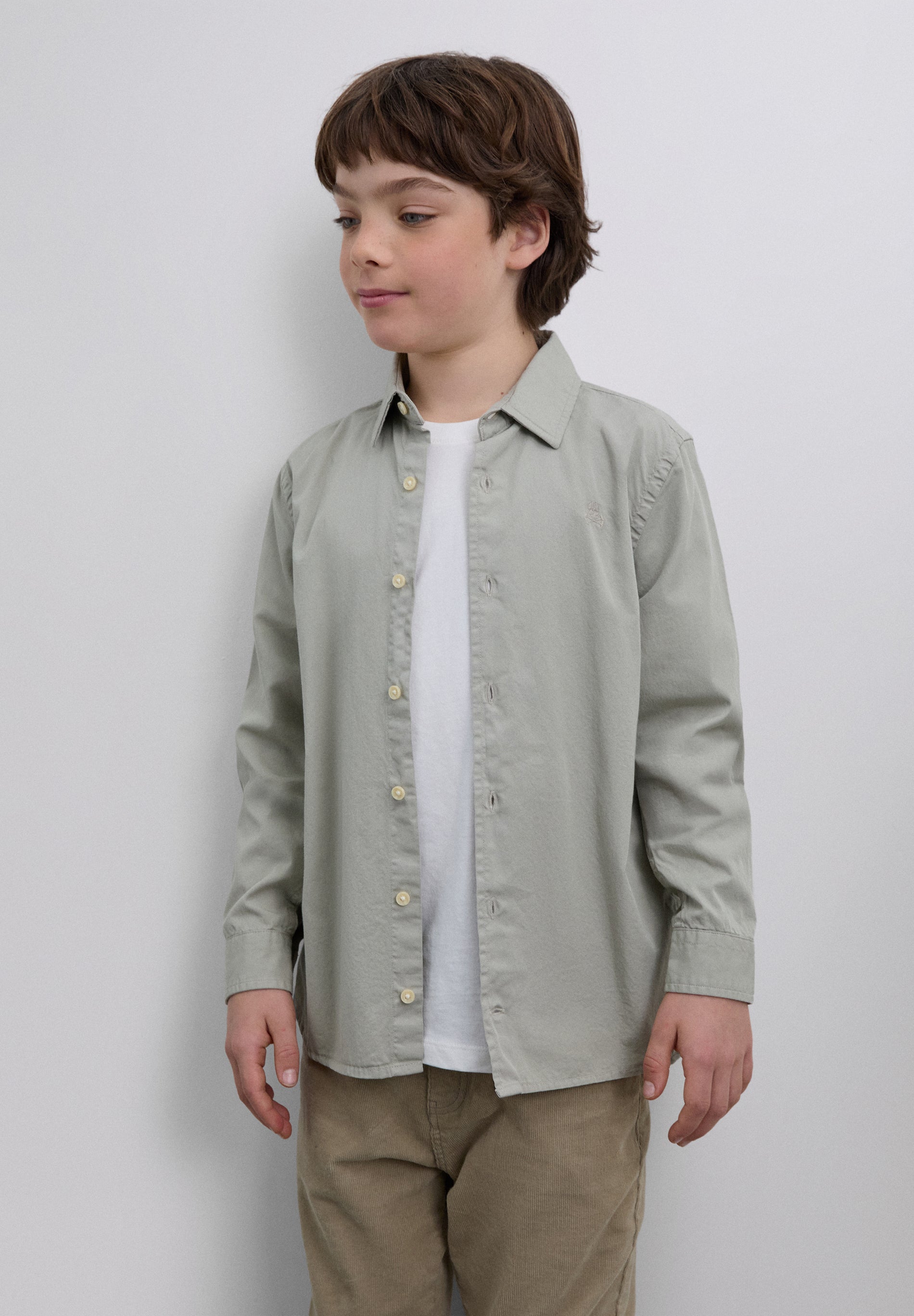 CAMISA CALAVERA BORDADA