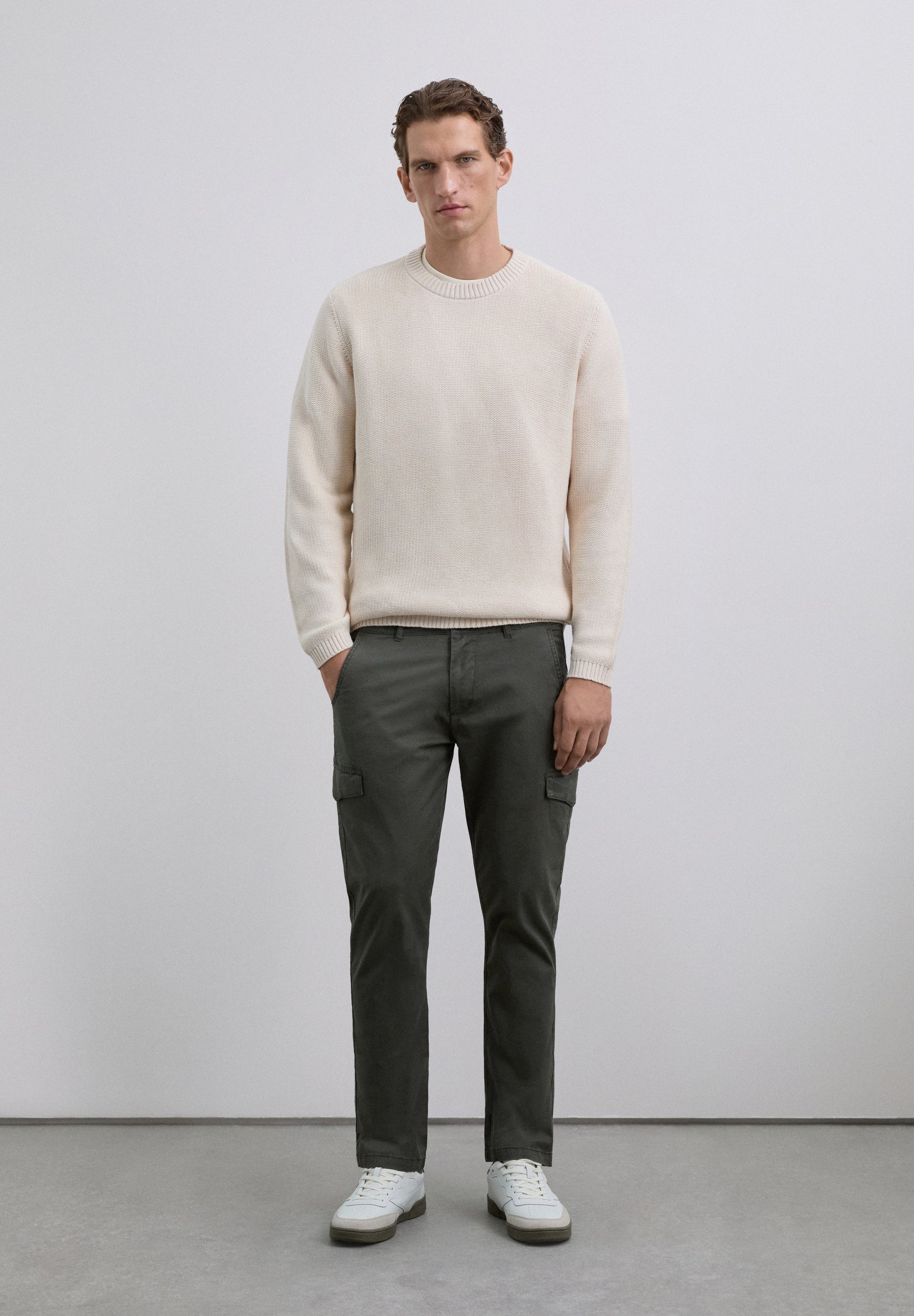 SCNOS SLIM CARGO PANTS
