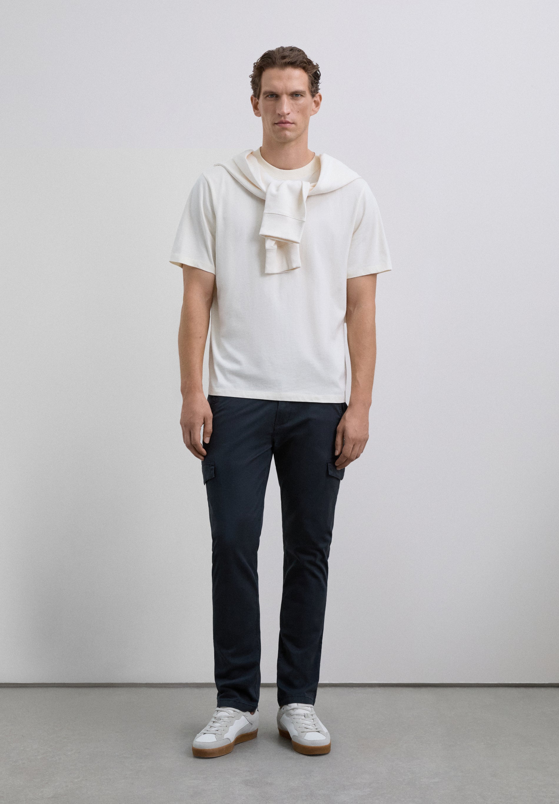 SCNOS SLIM CARGO PANTS