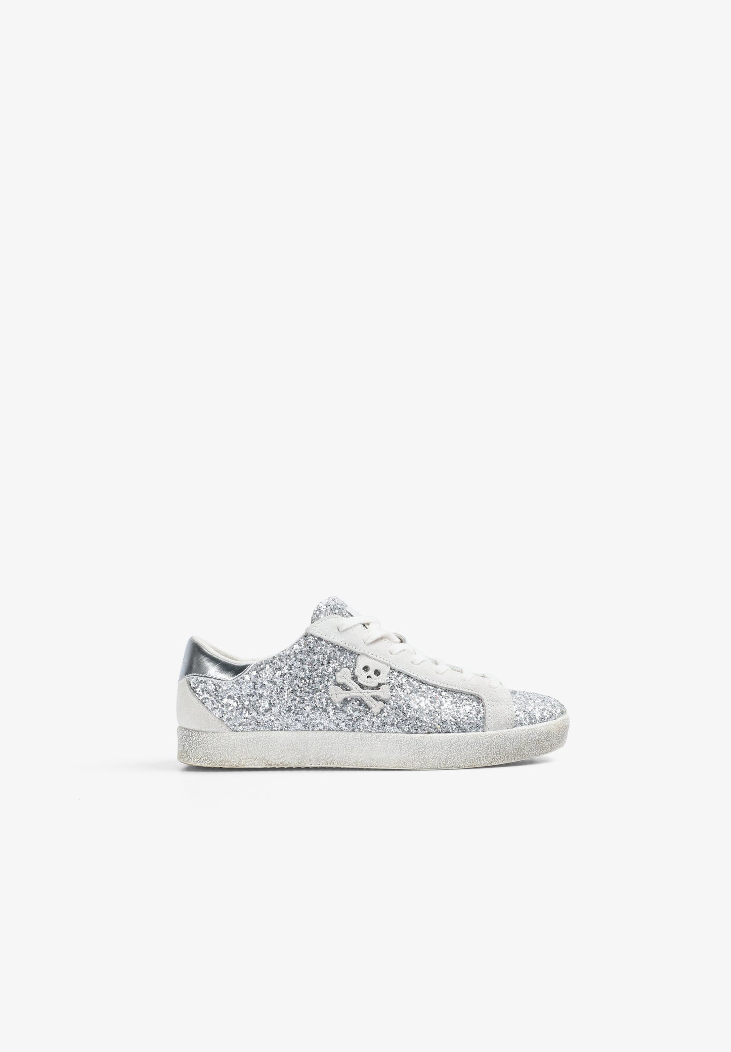 SNEAKERS BAJAS GLITTER CALAVERA