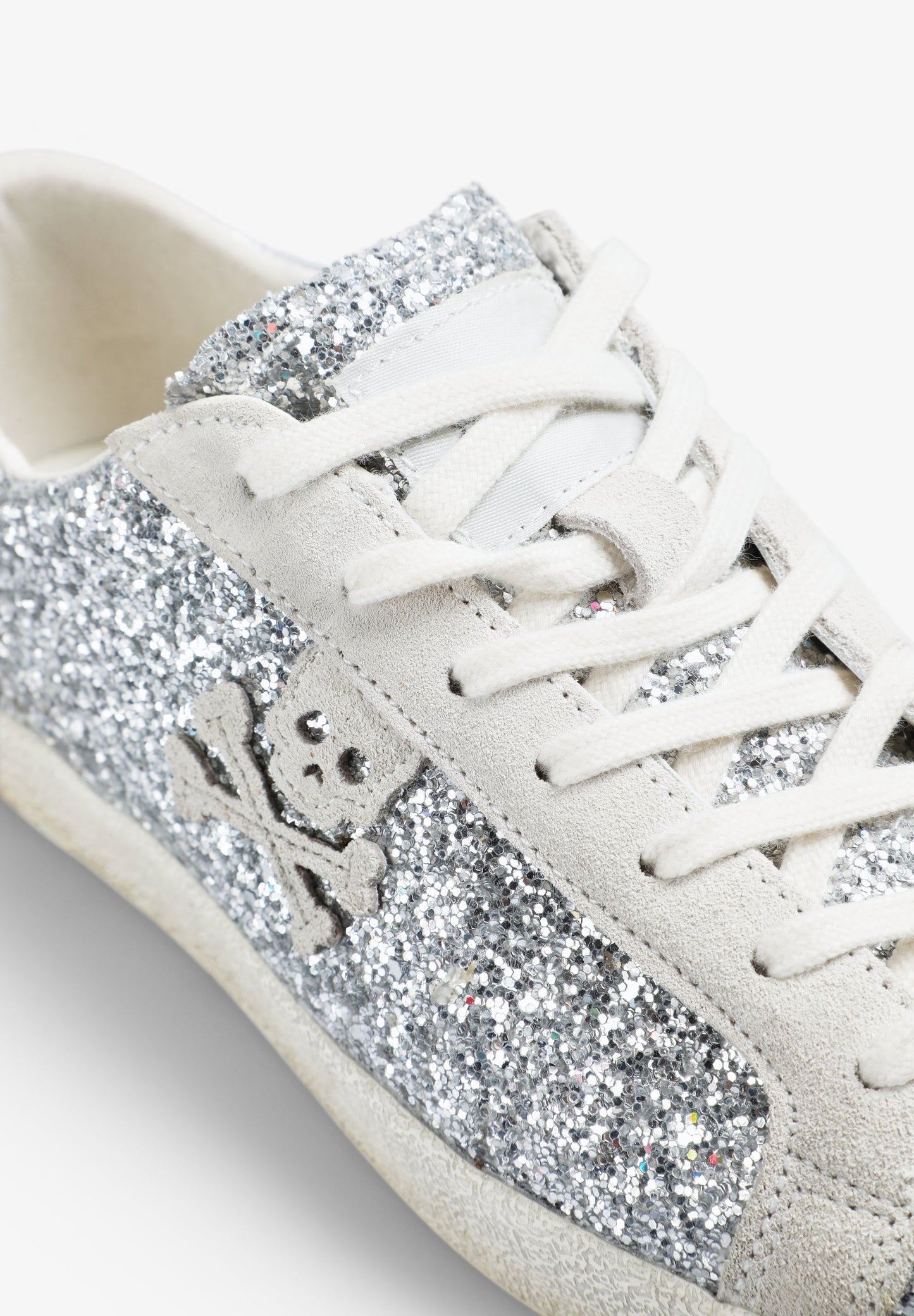 SNEAKERS BAJAS GLITTER CALAVERA