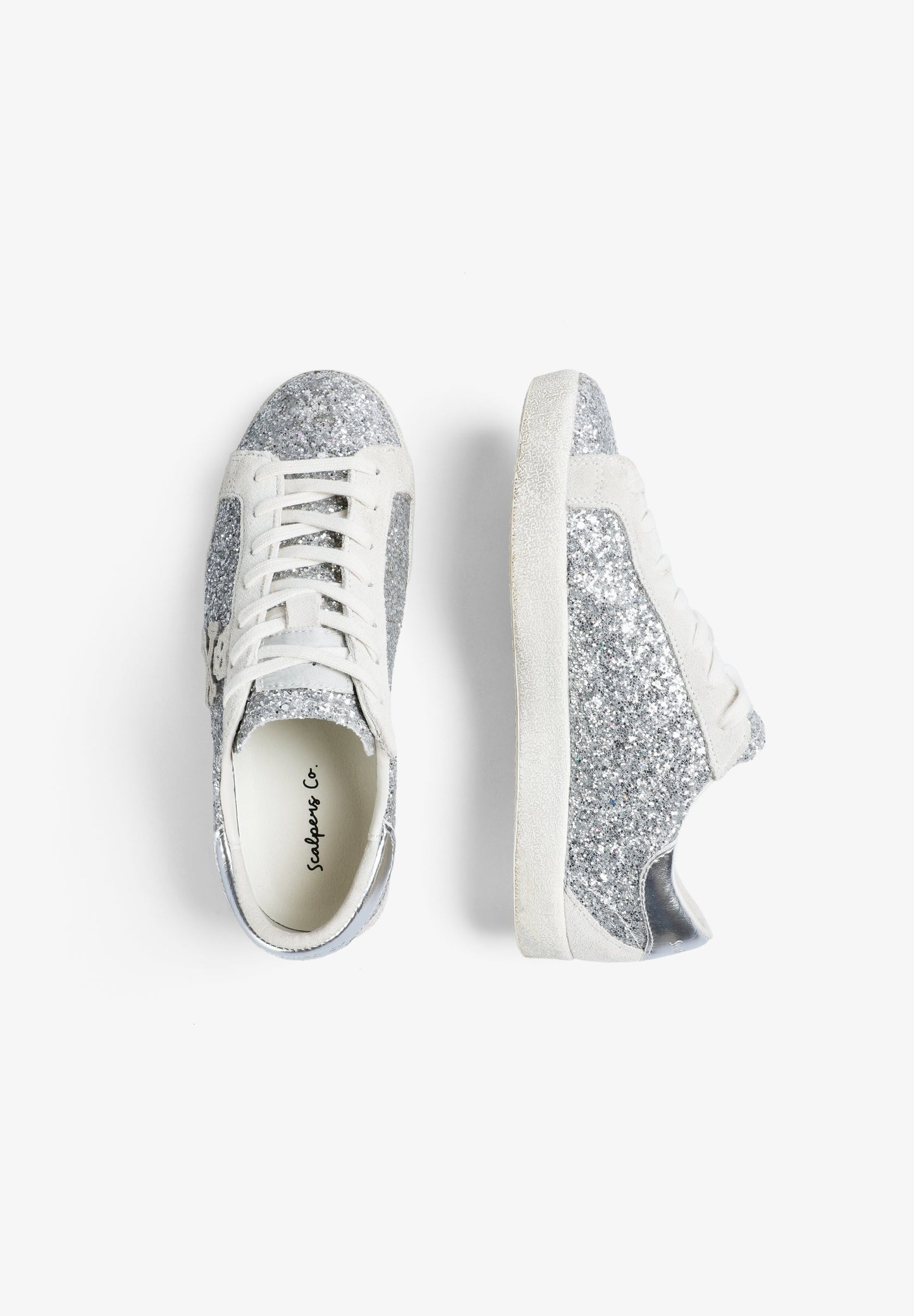SNEAKERS BAJAS GLITTER CALAVERA