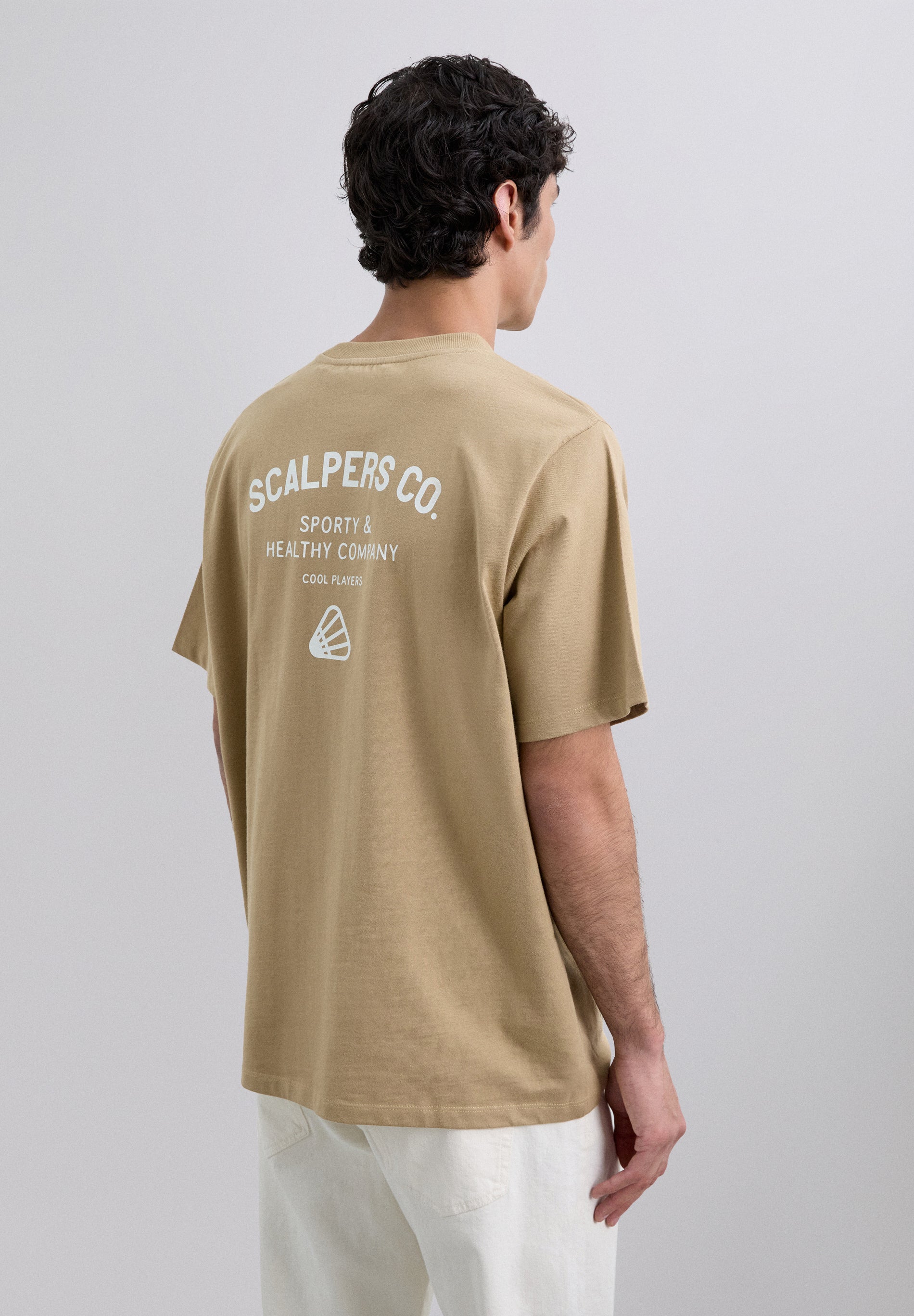 CAMISETA PRINT LOGO CONTRASTE