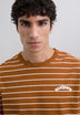 SCSTRIPESEMB TEE