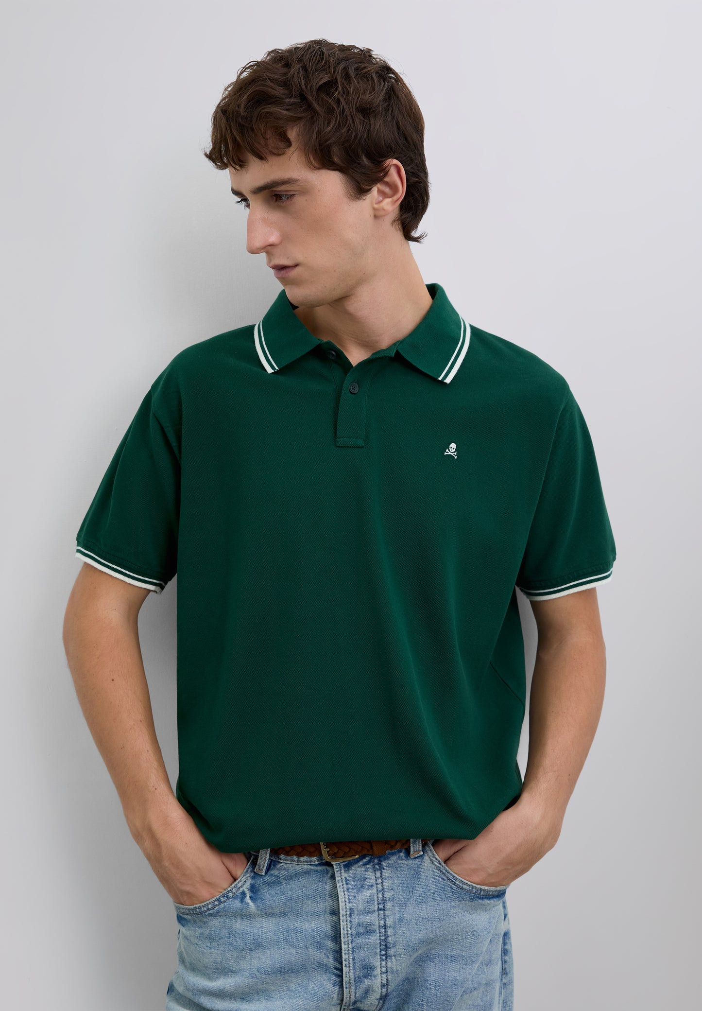 POLO CONTRASTE CALAVERA