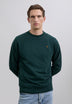 SUDADERA BORDADA CONTRASTE ALGODÓN