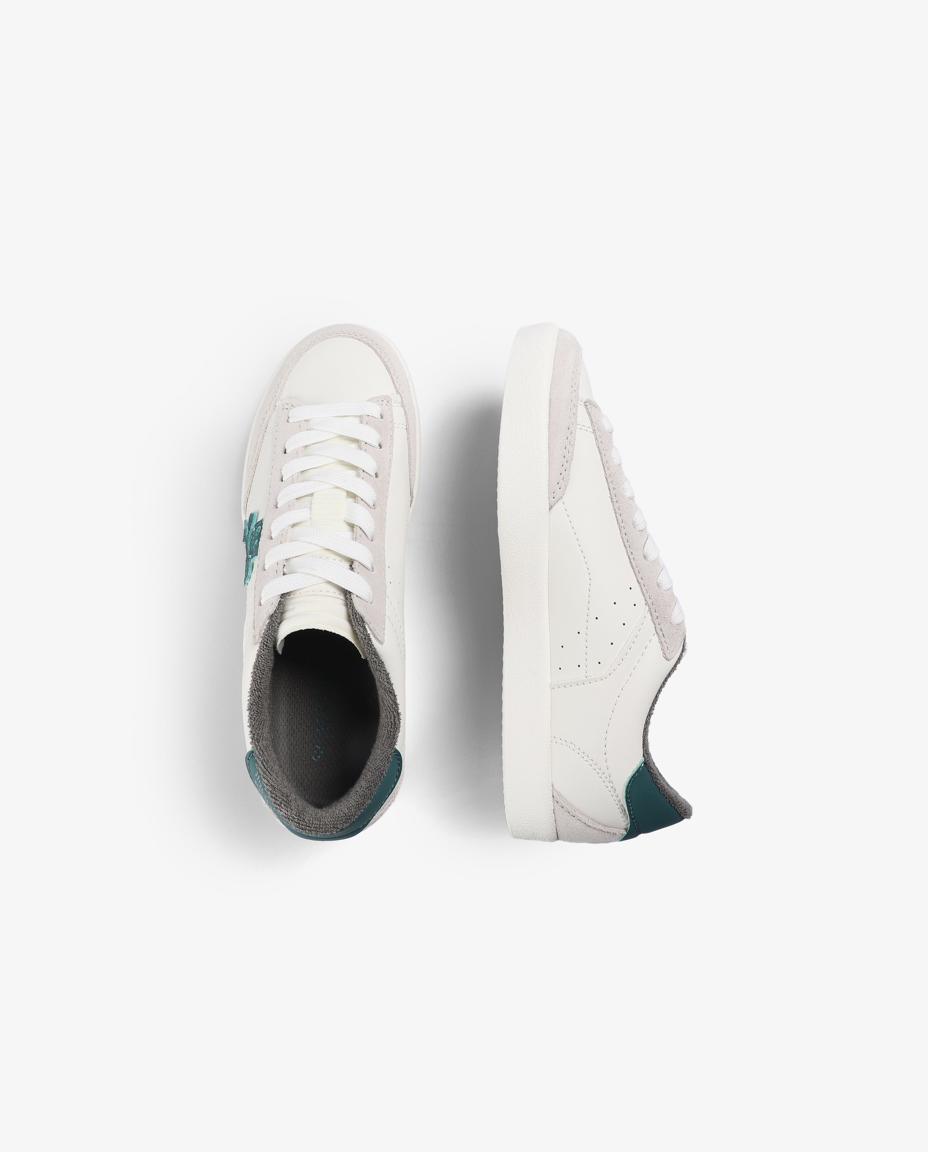 SNEAKERS PIEL CONTRASTE