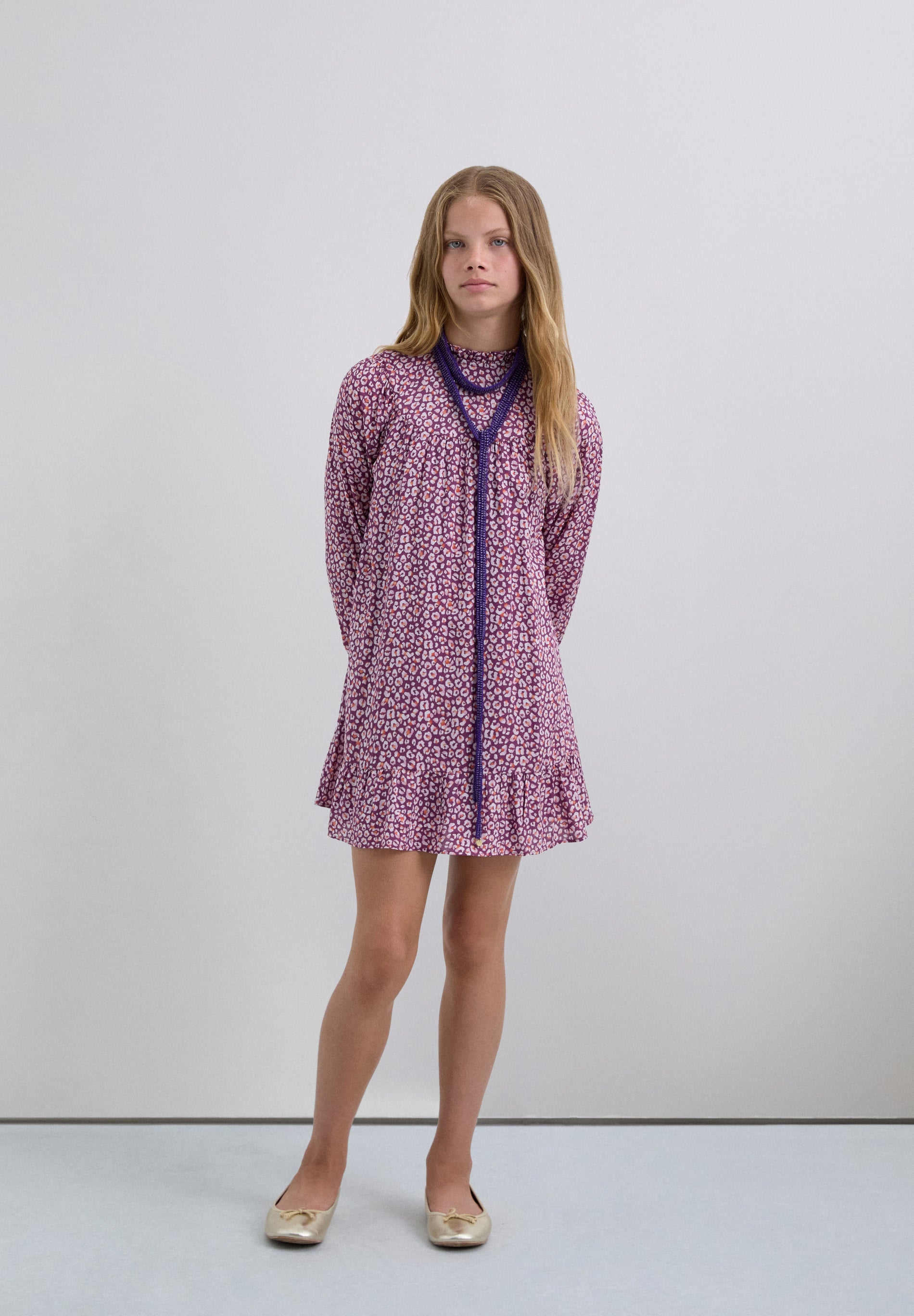 VESTIDO MINI ANIMAL PRINT