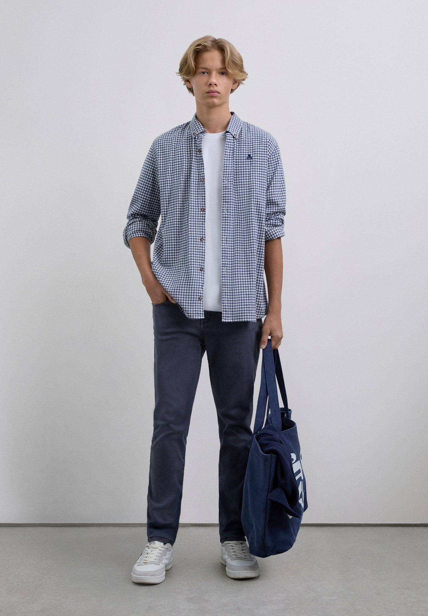 CAMISA CUADROS CALAVERA