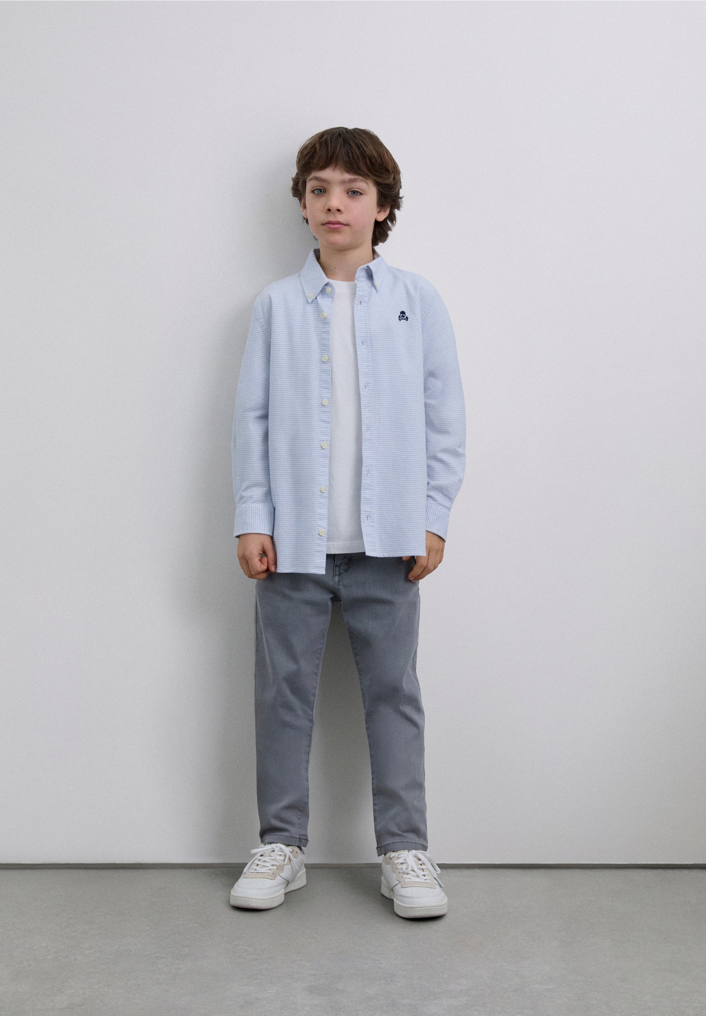 CAMISA OXFORD CALAVERA