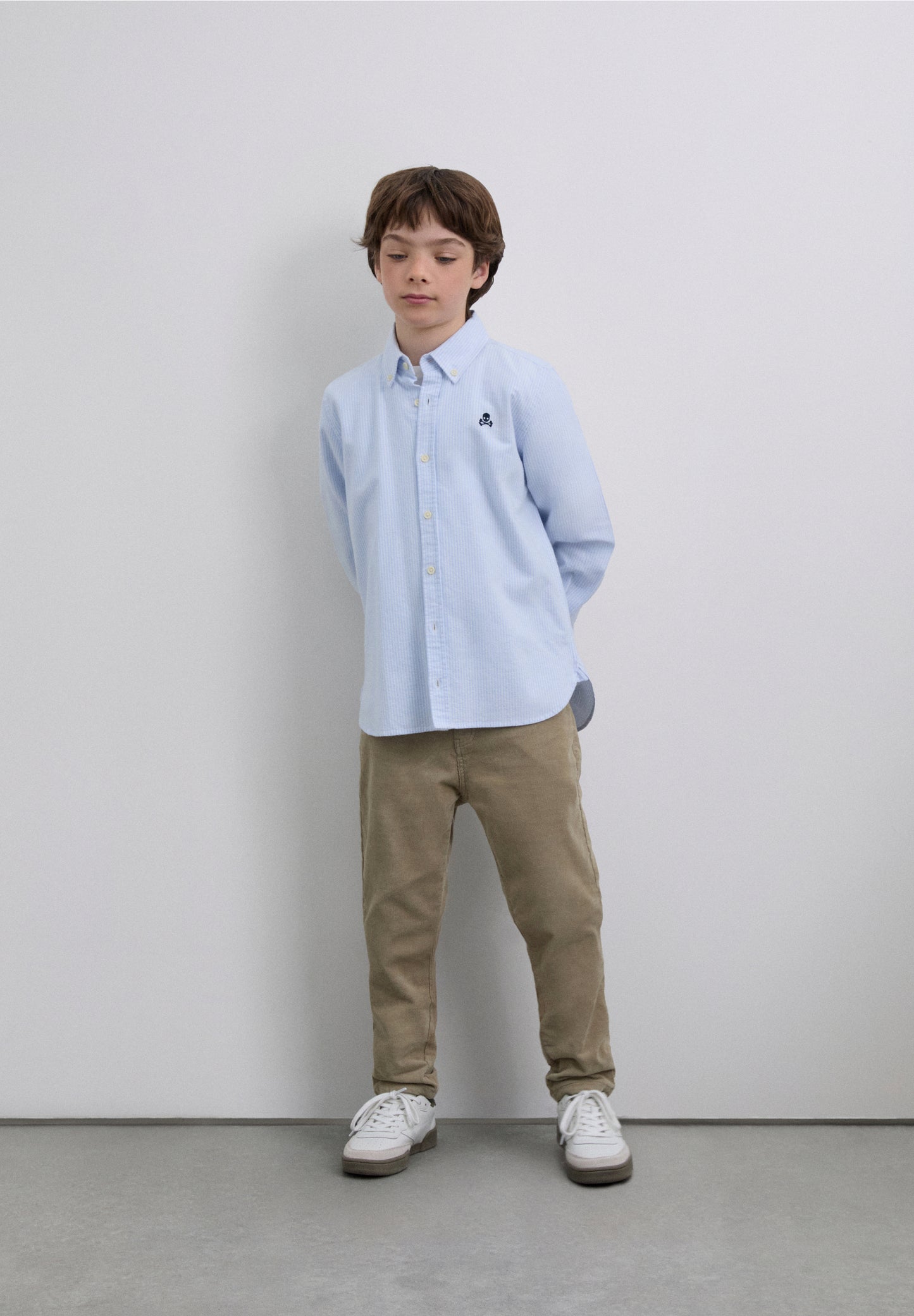 CAMISA OXFORD CALAVERA