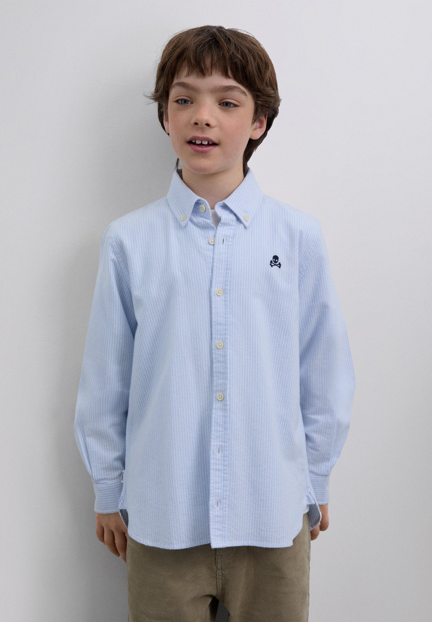 CAMISA OXFORD CALAVERA