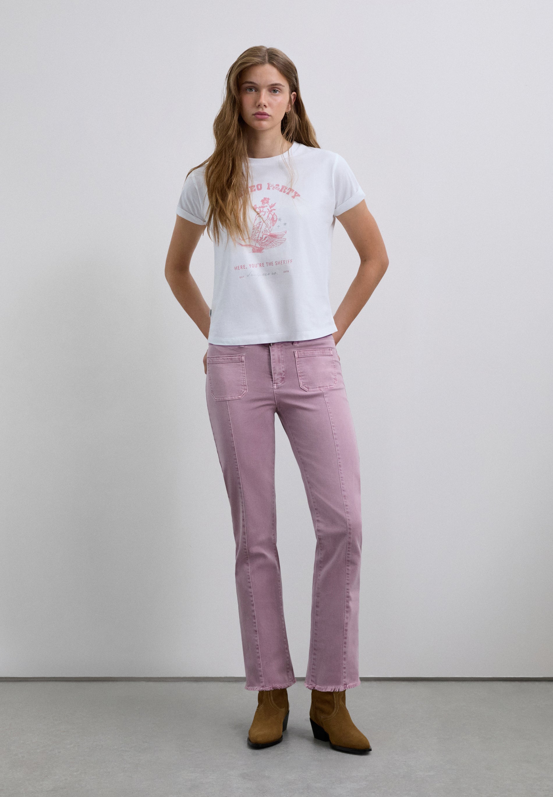 PANTALÓN FLARE FLECOS