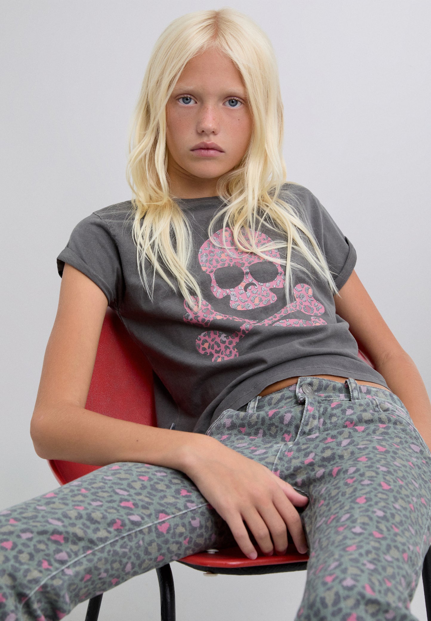 PANTALÓN FLARE ESTAMPADO