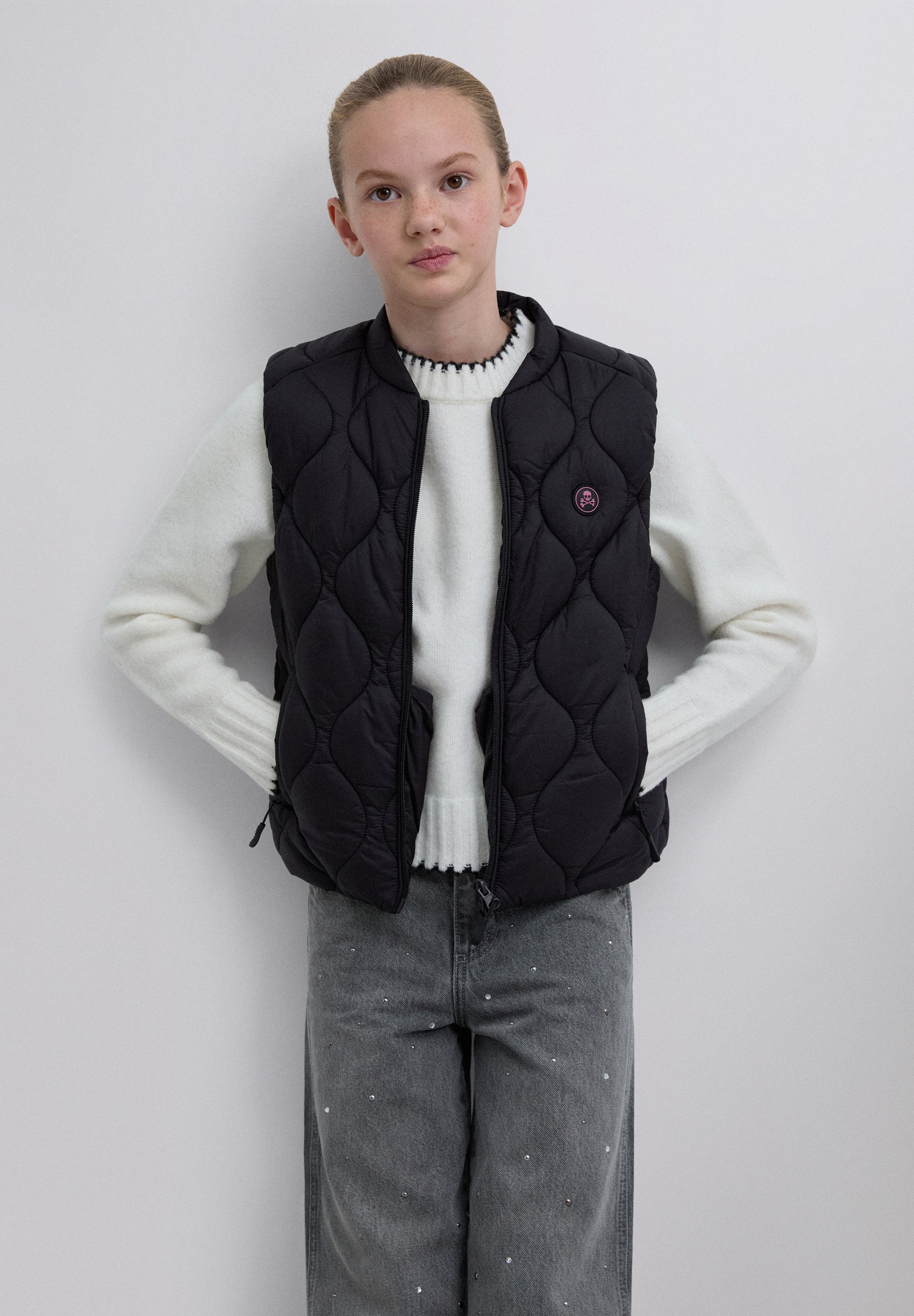 CHALECO ACOLCHADO CALAVERA