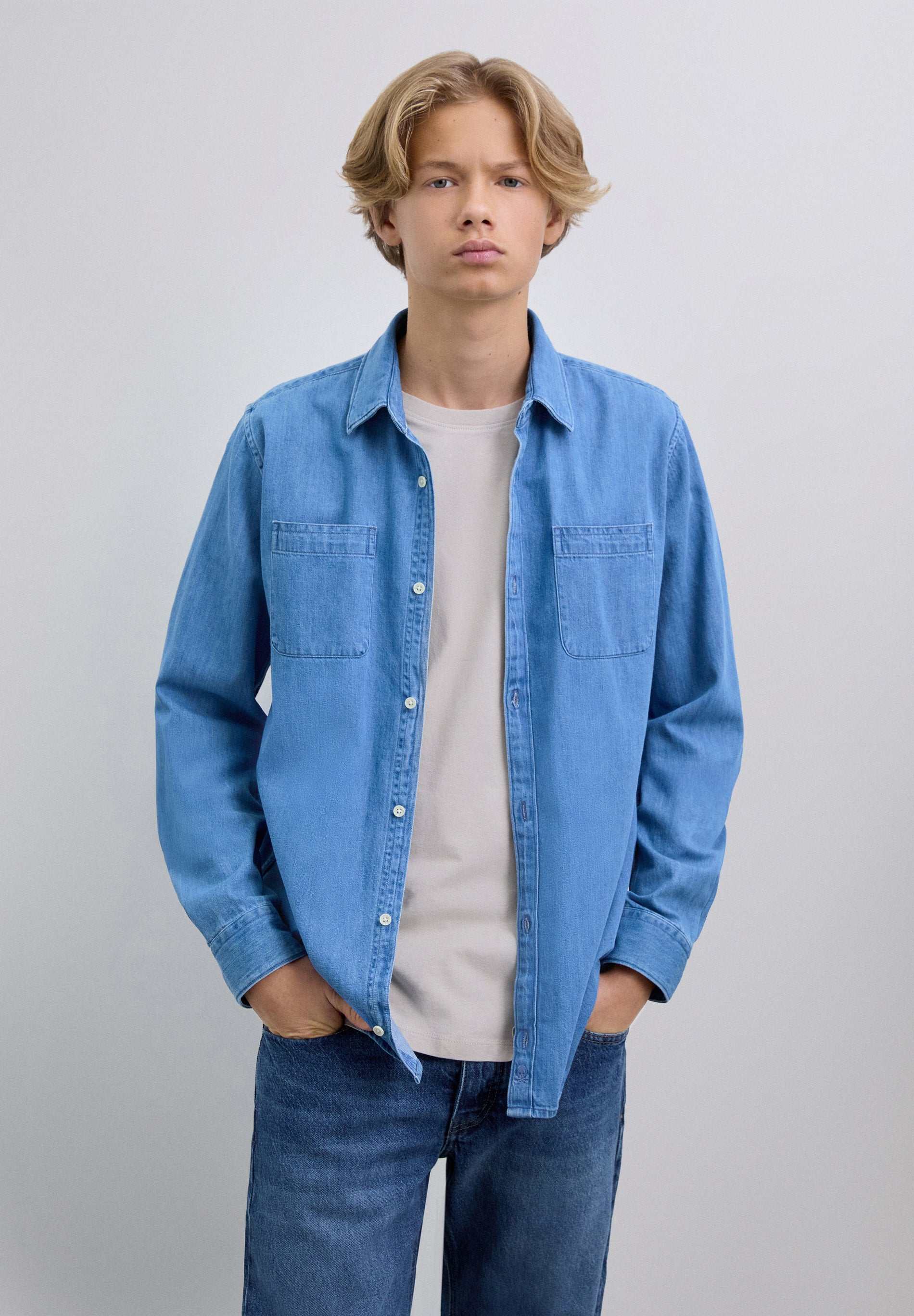 SCKVINTAGEDENIMSHIRT KIDS