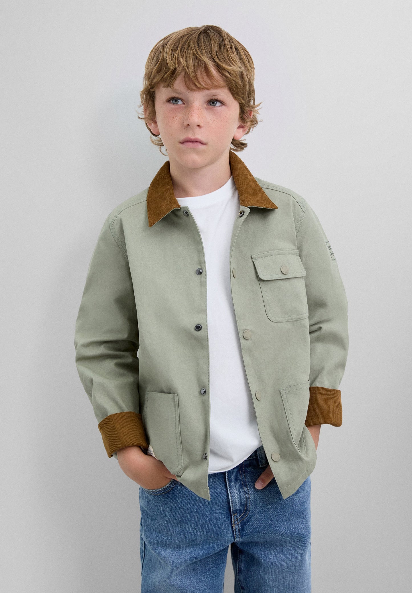 CHAQUETA CUELLO CAMISERO