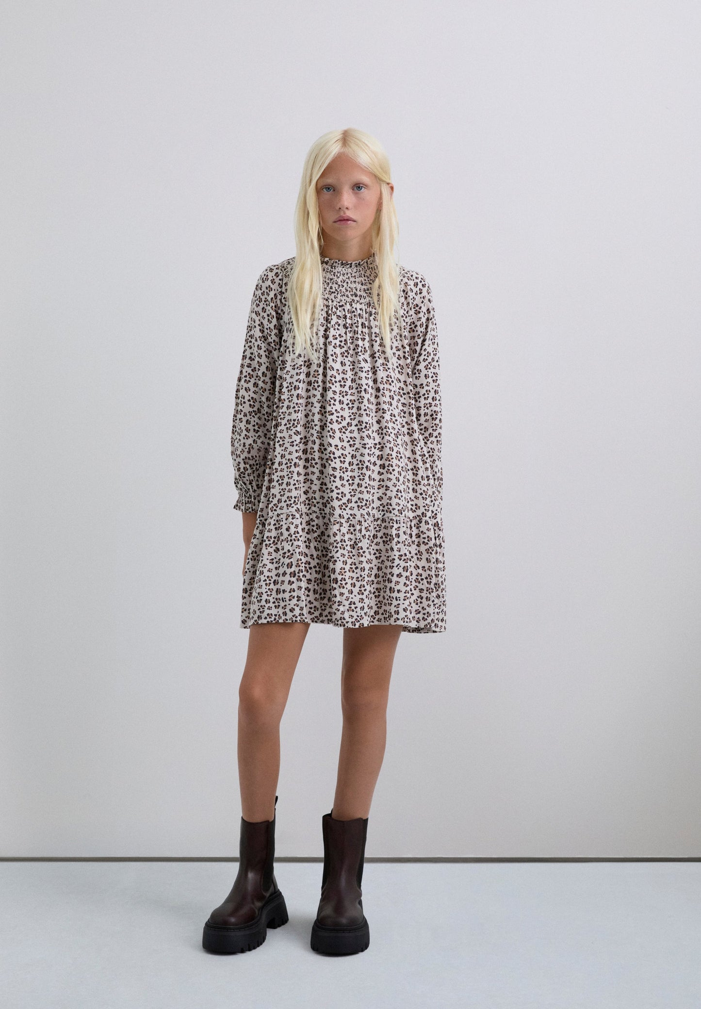 VESTIDO ESTAMPADO ANIMAL PRINT