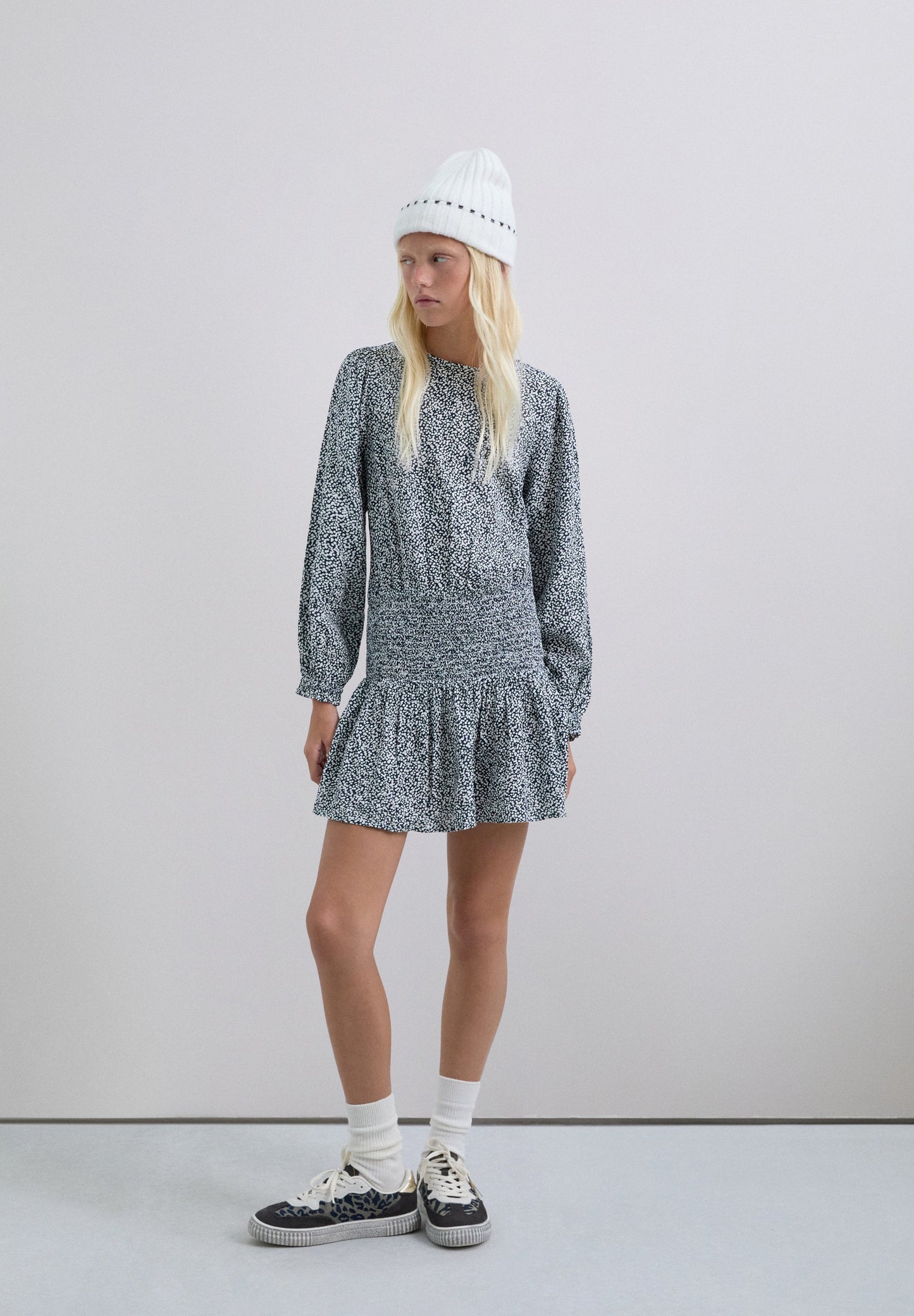 VESTIDO MINI ESTAMPADO